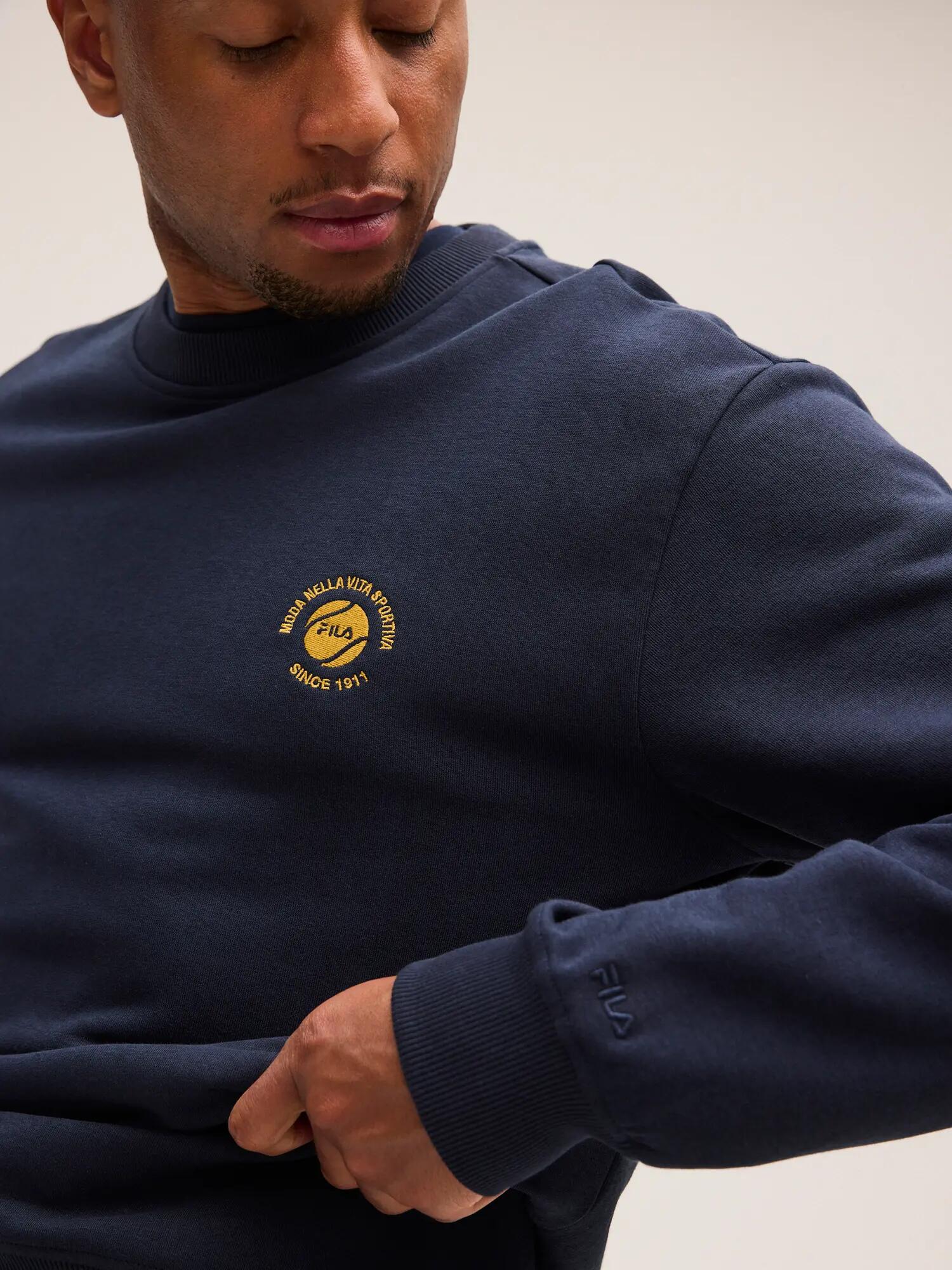 ANDALO relaxed graphic brushed sweatshirt 5/7