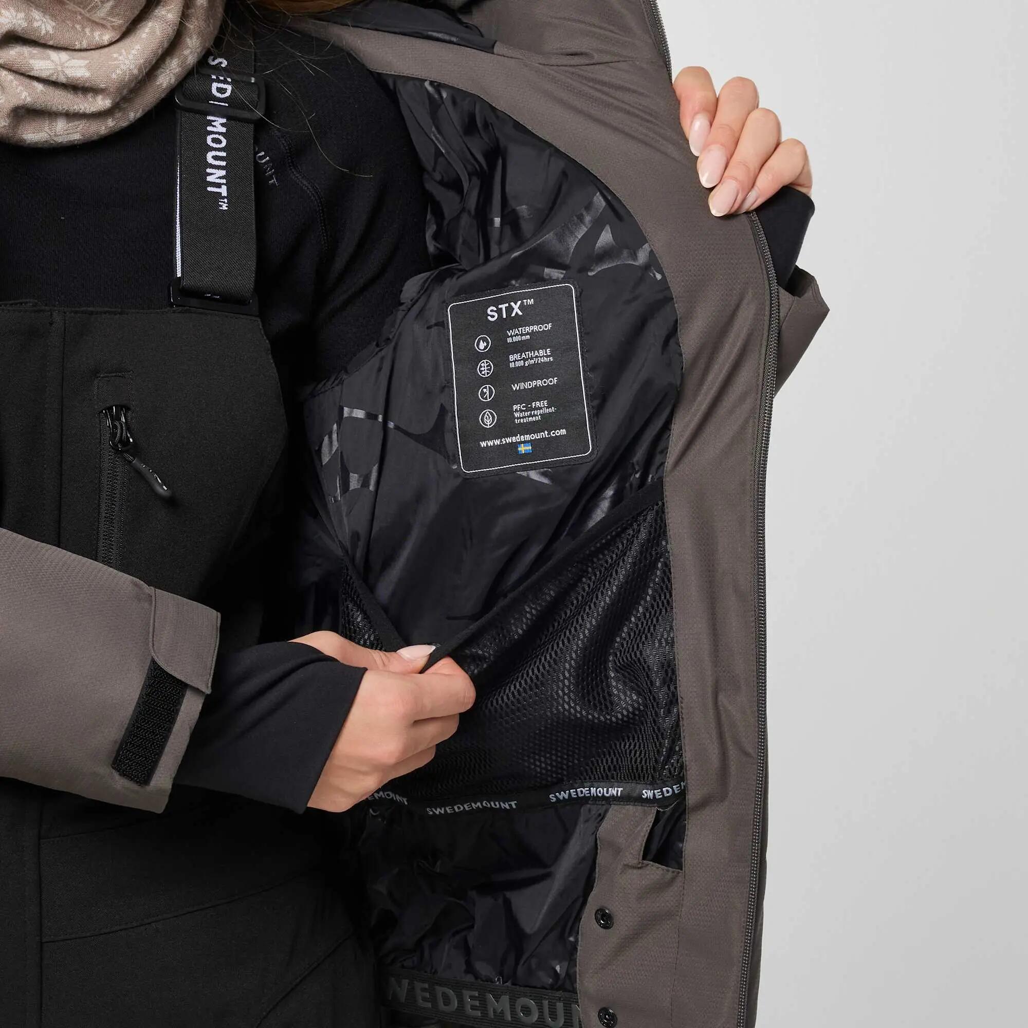 Veste de ski femme imperméable respirante Cervinia Puffer 10/11