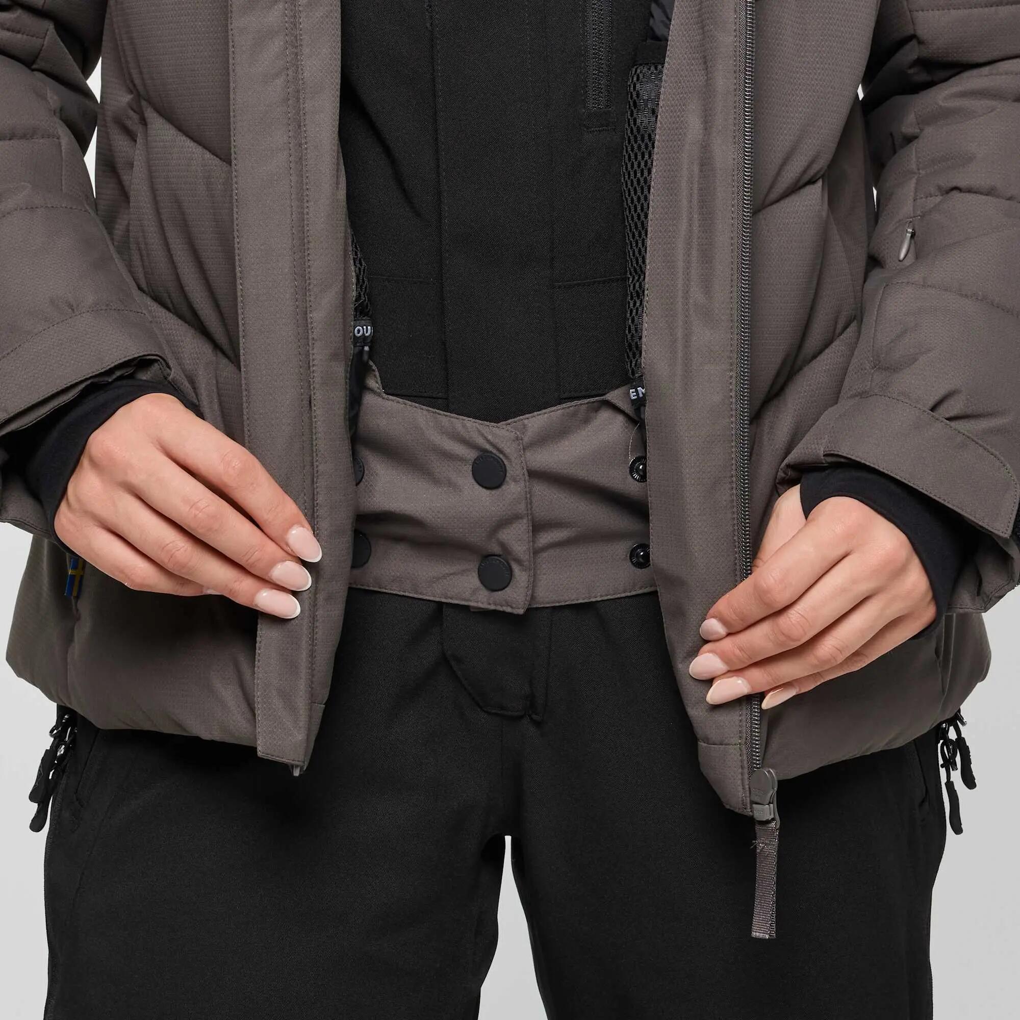 Veste de ski femme imperméable respirante Cervinia Puffer 9/11