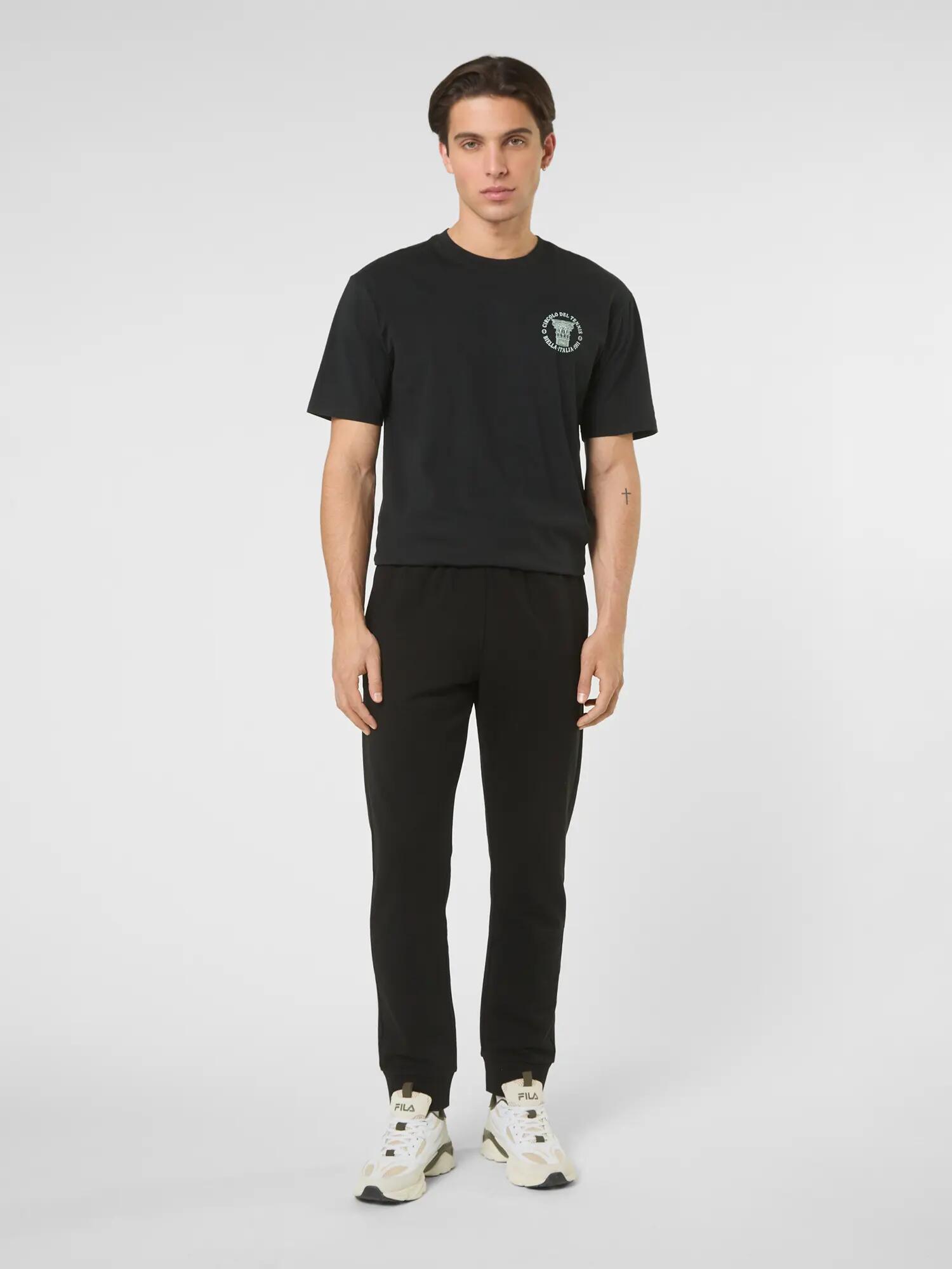 Camisetas FILA Pignone masculinas de gola redonda 100% algodão 7/7