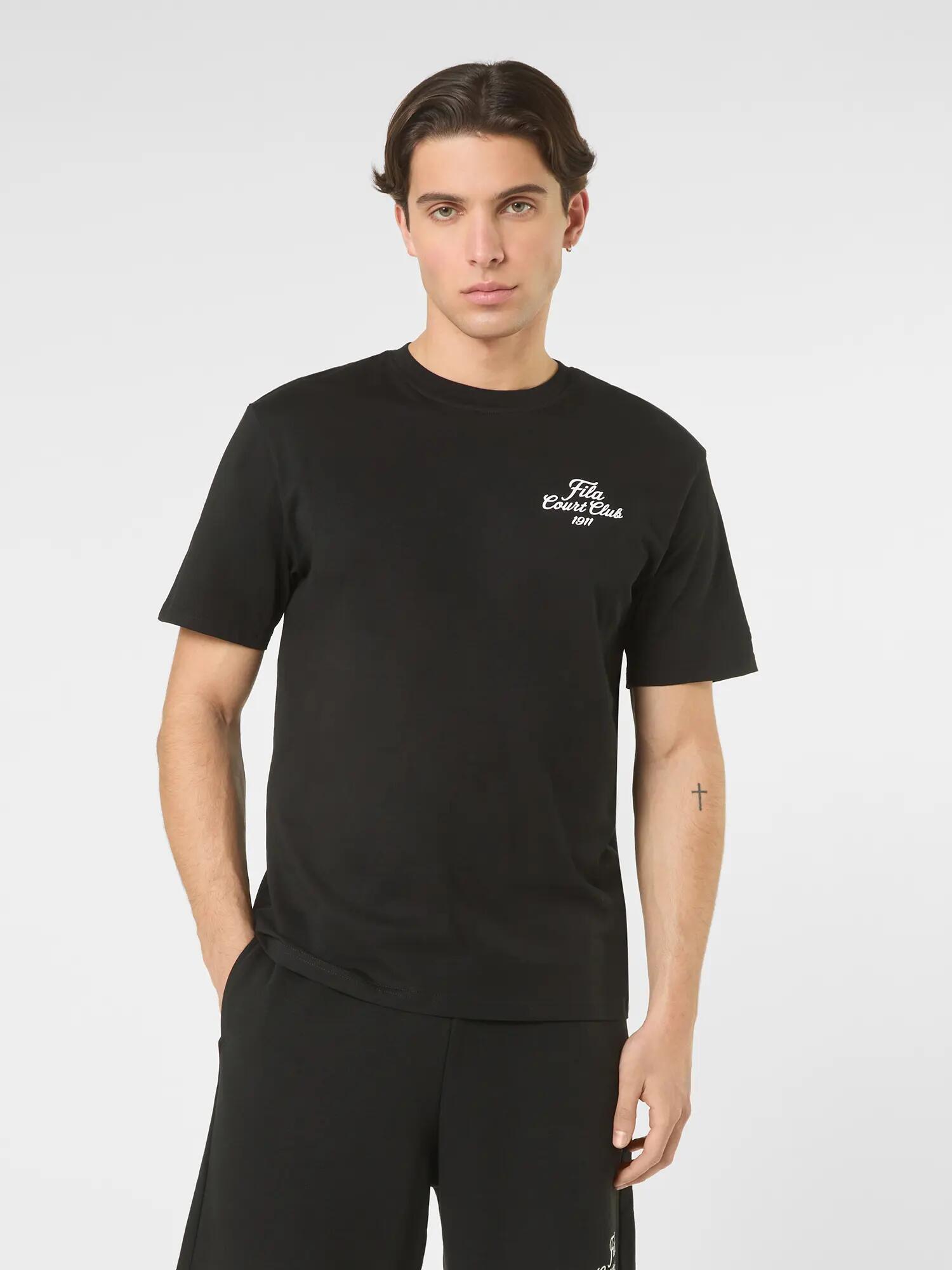 Camisetas FILA Villa Relaxed masculinas de gola redonda 100% algodão 6/7