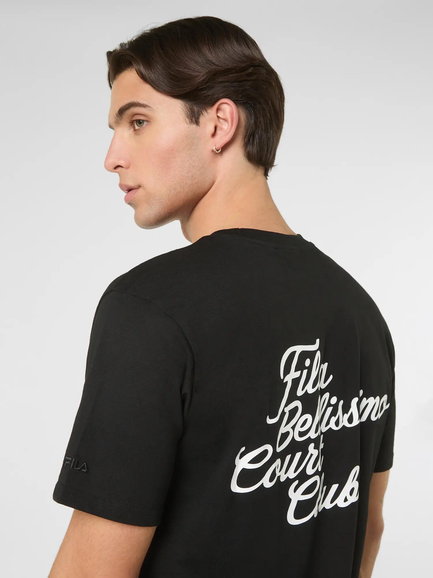 Camisetas FILA Villa Relaxed masculinas de gola redonda 100% algodão 5/7