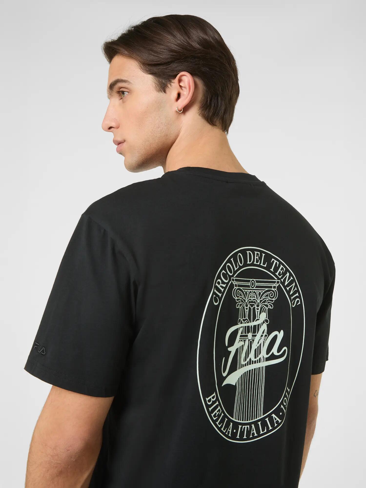Camisetas FILA Pignone masculinas de gola redonda 100% algodão 5/7