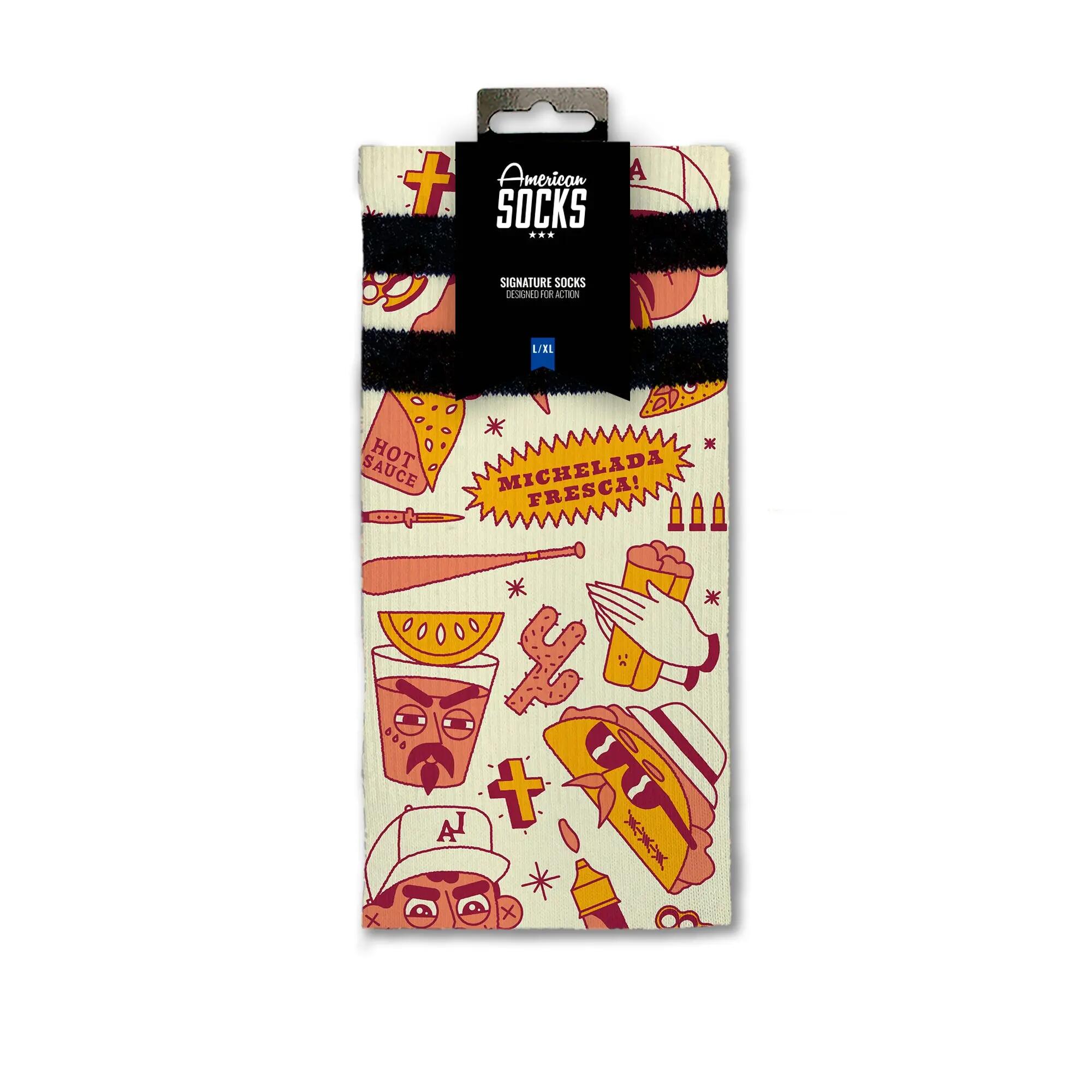 Tacos & Vatos - Calcetines de running, ciclismo y gimnasio 7/10