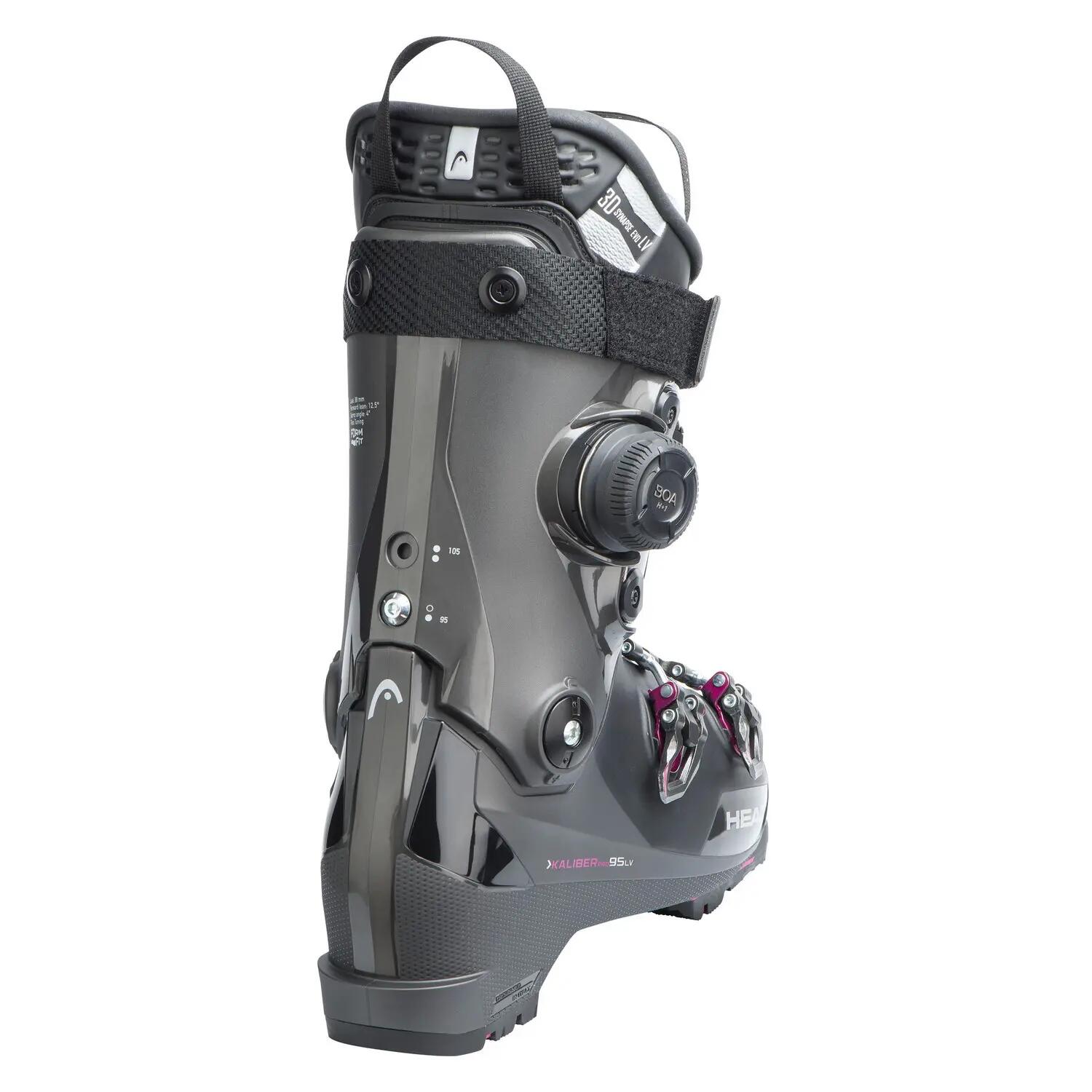 Scarponi Da Sci Kaliber Pro 95 W Lv Gw Boa Anthr Fucsia Donna 3/4