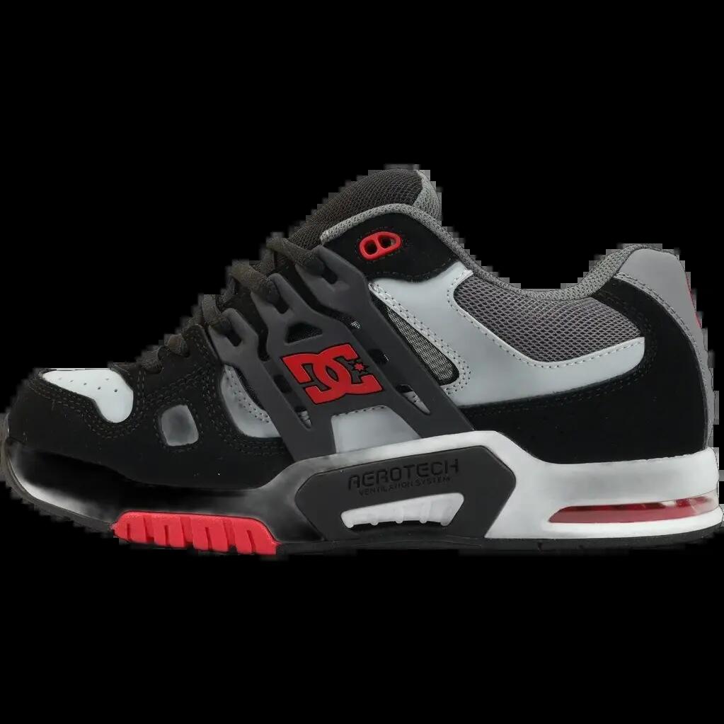 Zapatillas de skate DC Shoes AT-2 Negro Gris 6/8