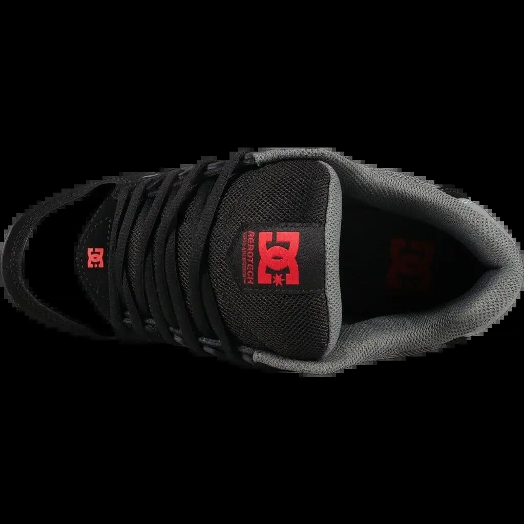 Zapatillas de skate DC Shoes AT-2 Negro Gris 5/8