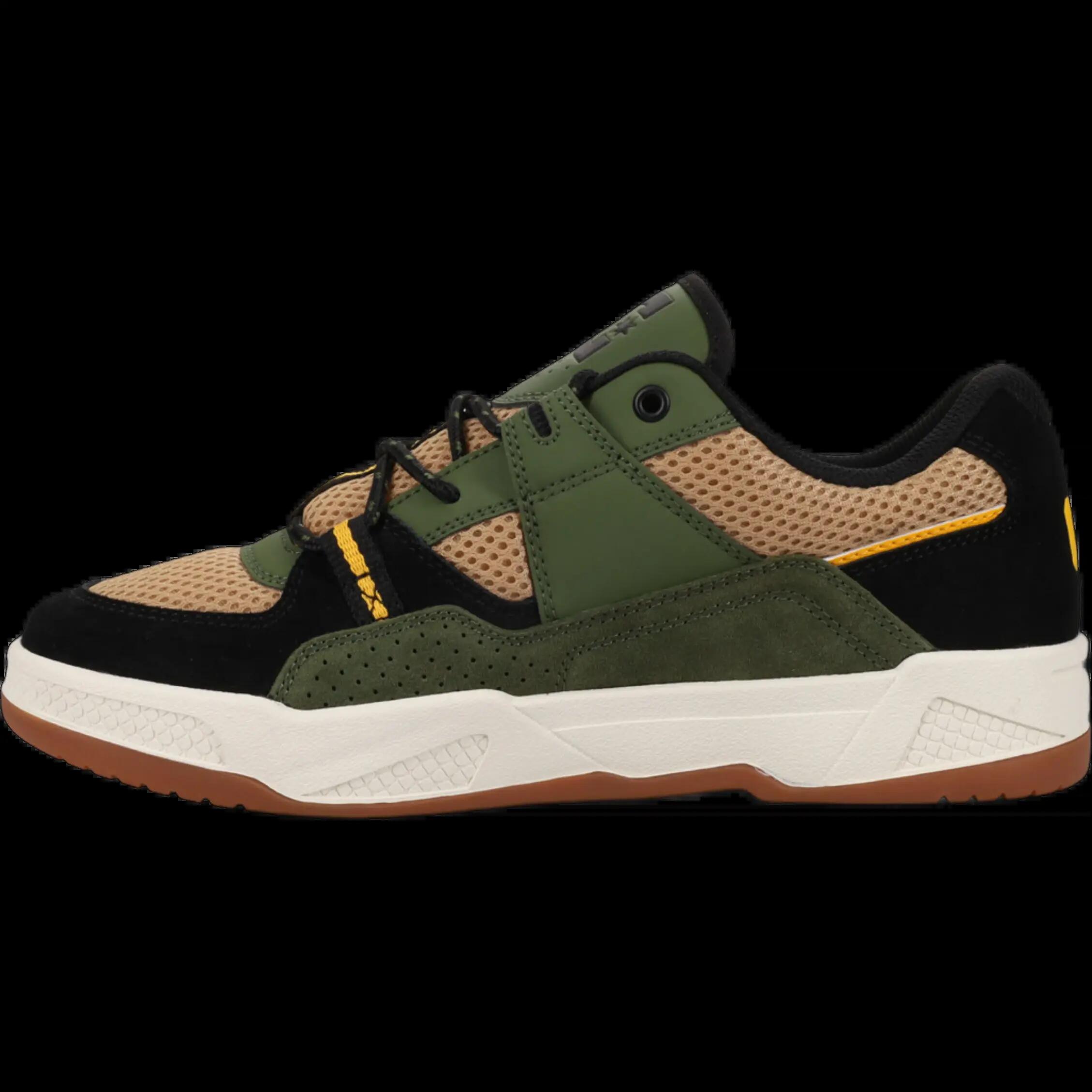 Zapatillas de skate DC Shoes Construct Oliva Negro 3/4