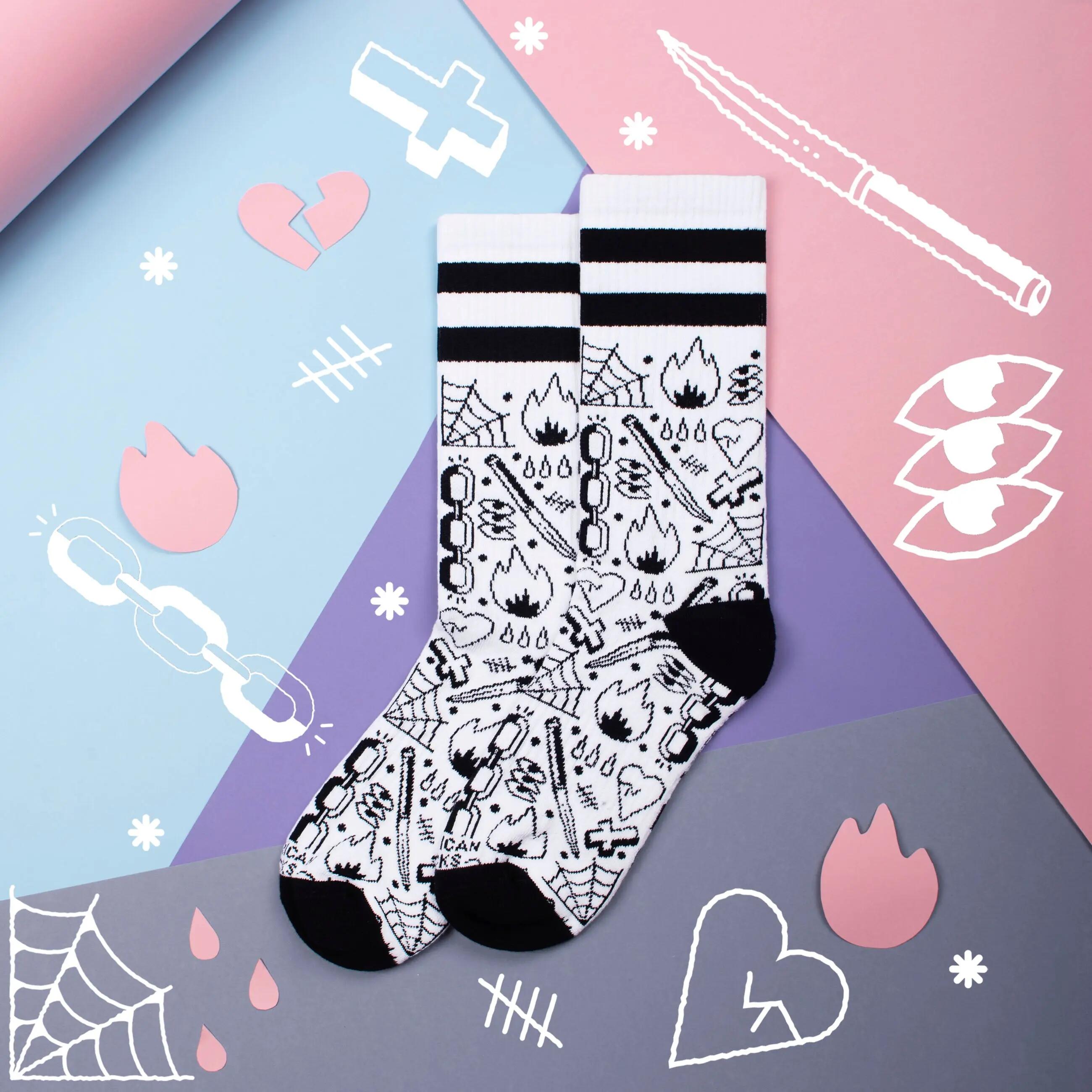 Calze American Socks Broken Chain 7/8