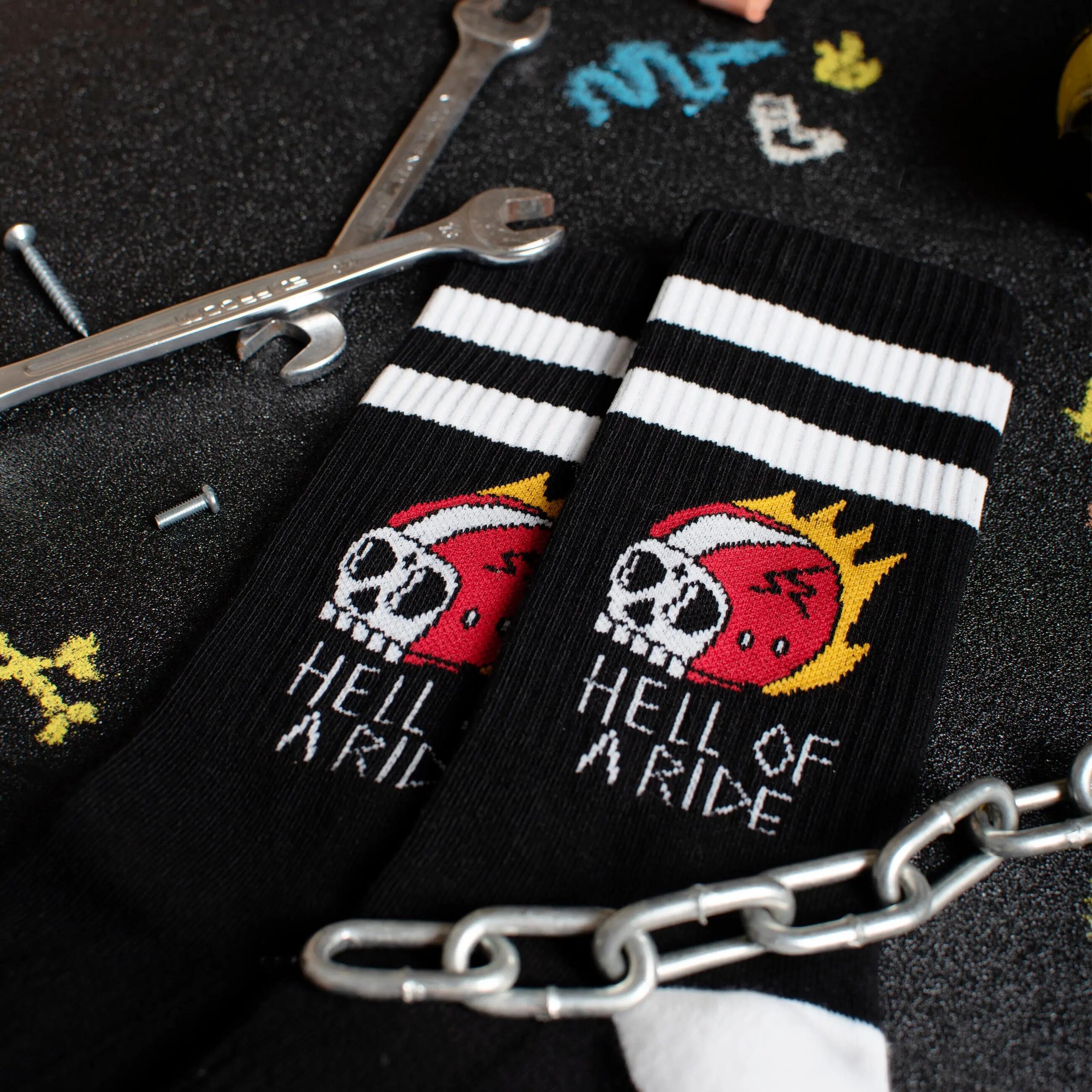 Hell Of A Ride - Calze divertenti streetwear 8/8