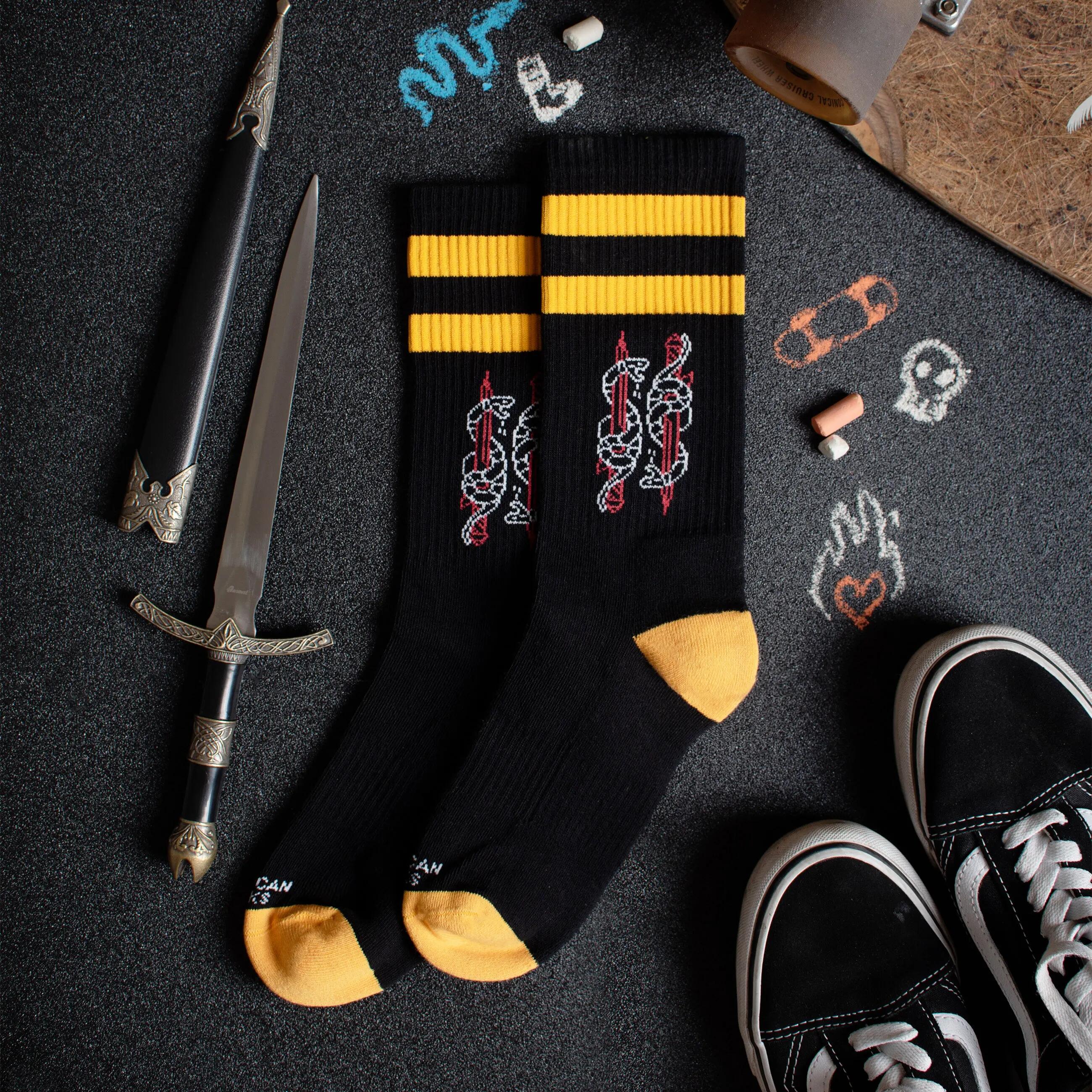 Serpent - Calze divertenti streetwear 7/8