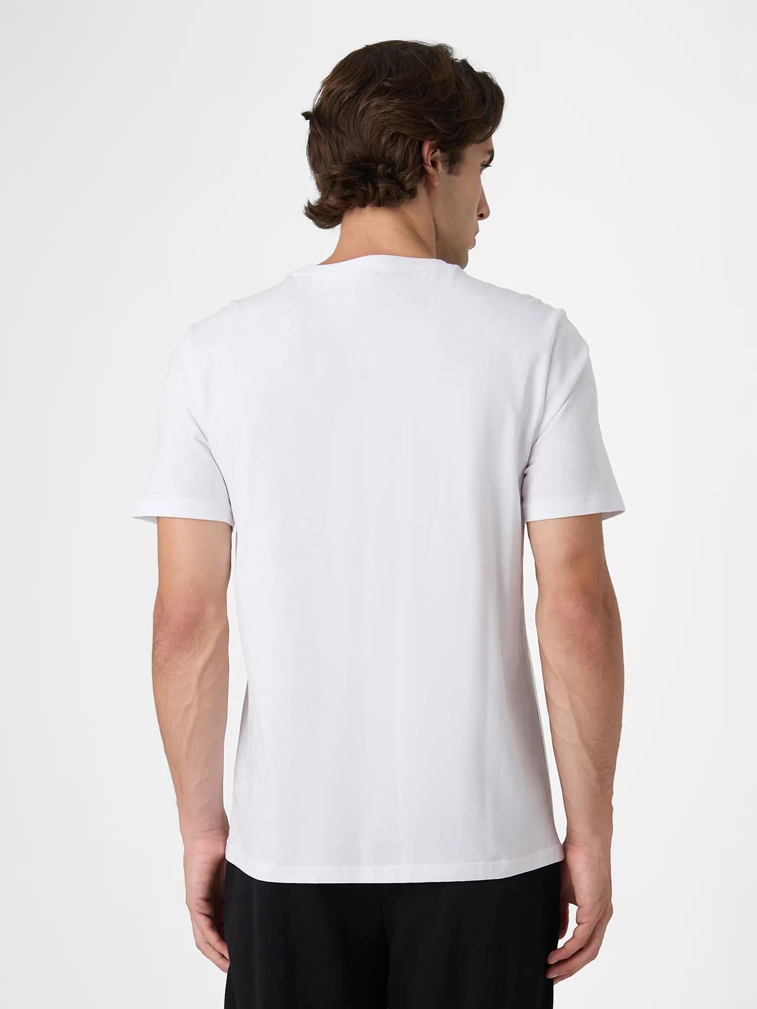 Brod katoenen Tshirt voor heren (set van 2) (Wit, Zwart) 8/12