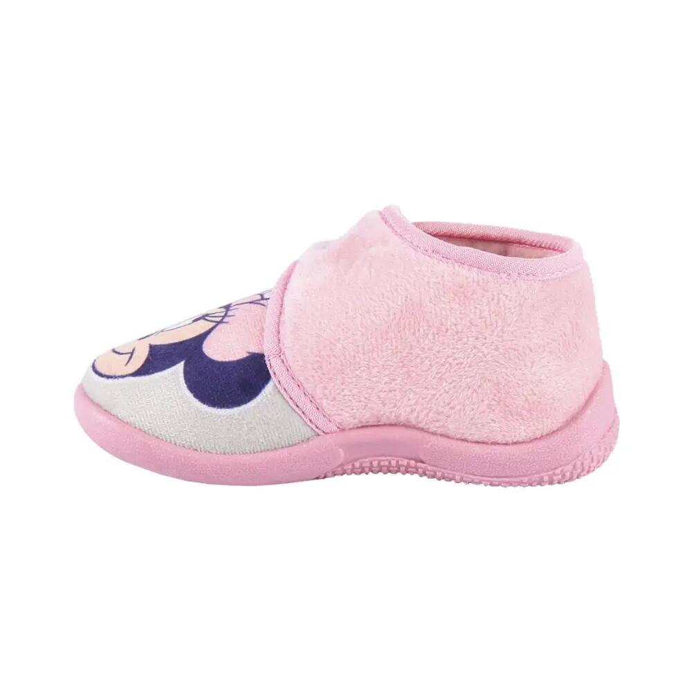 Zapatillas de Casa Media Bota Minnie Mouse Rosa Niña 3/4