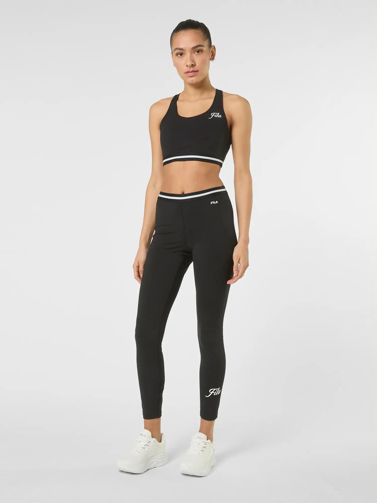 Dameslegging FILA Lunata Graphic Taped Leggings met tape en print 7/7