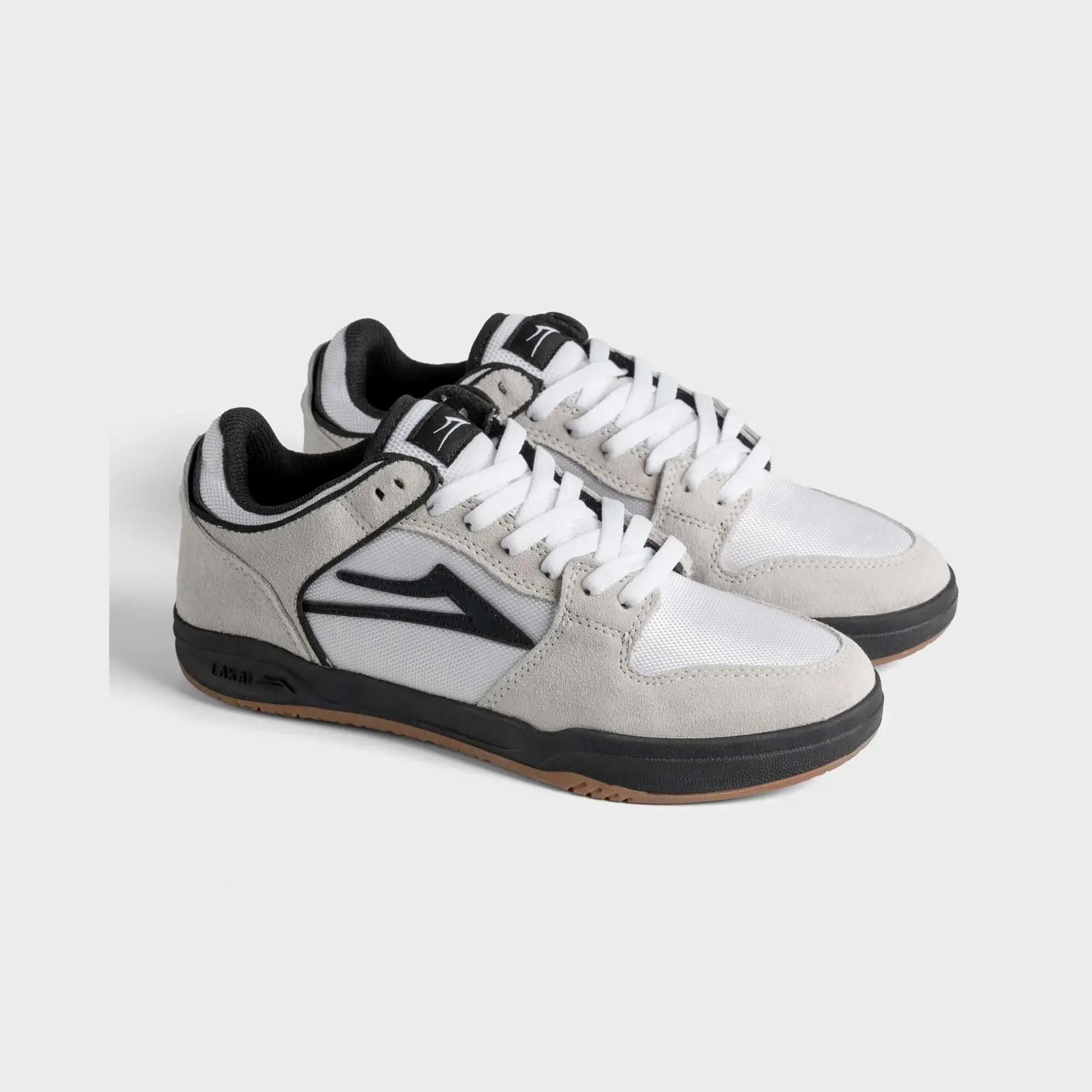 Sapatilhas de skate Lakai Telford Low Branco Preto 3/8