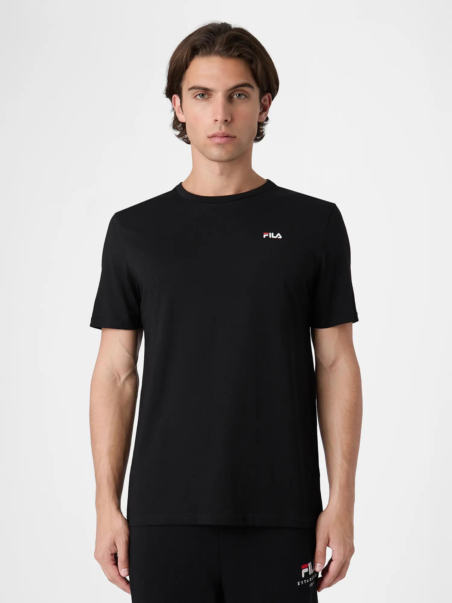 Brod katoenen Tshirt voor heren (set van 2) (Wit, Zwart) 11/12