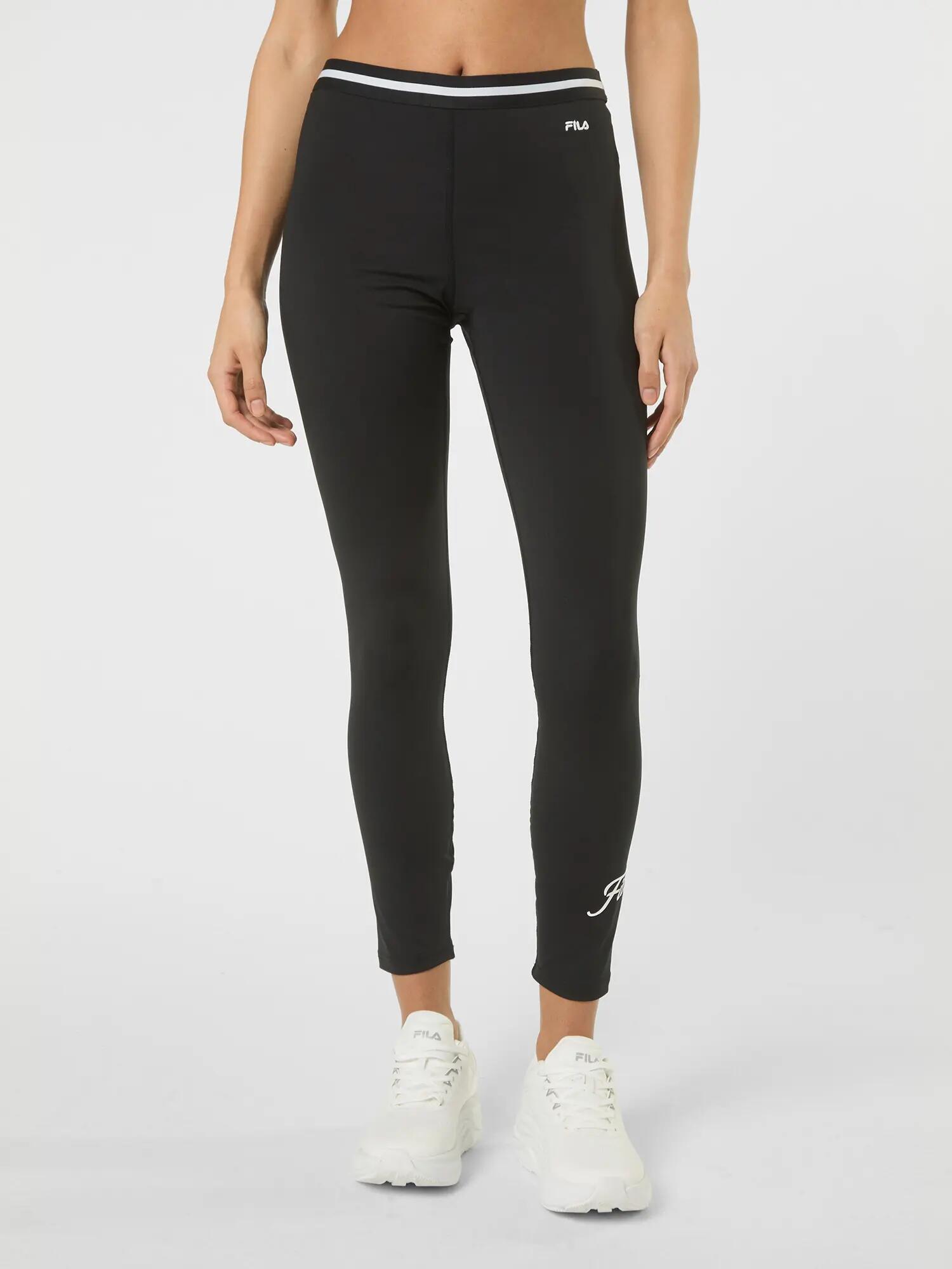Dameslegging FILA Lunata Graphic Taped Leggings met tape en print 6/7