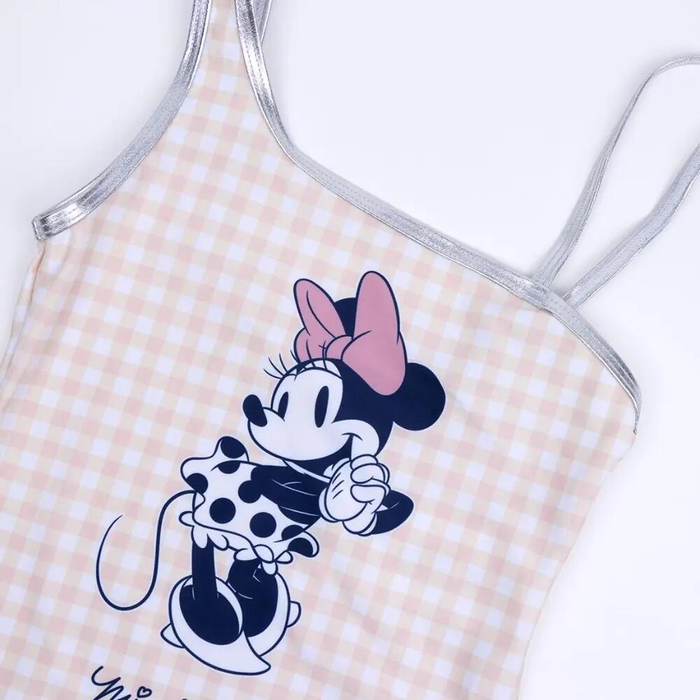 Bañador Minnie Mouse Rosa a Cuadros Vichy Niña 3/5