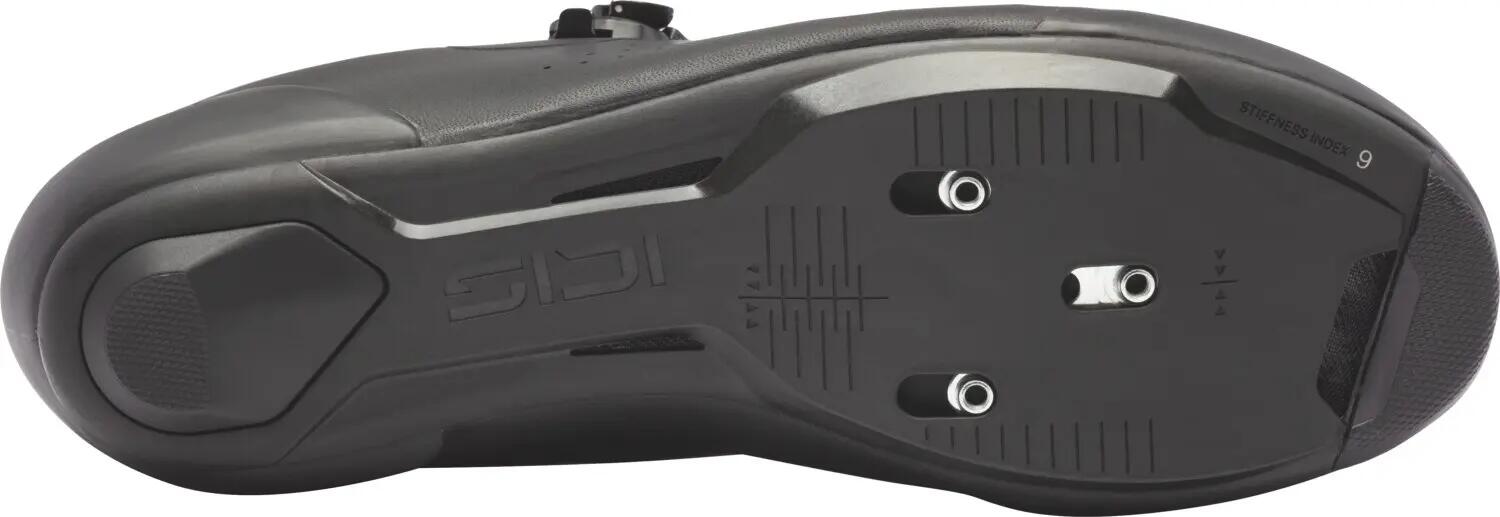 Rennradschuh Genius X mit Drehverschluss schwarz 5/6