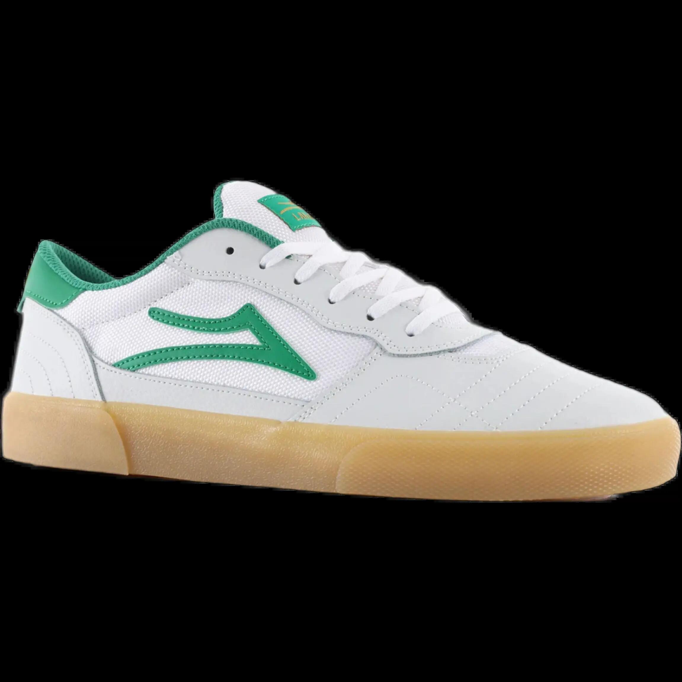 Zapatillas de skate Lakai Cambridge Blanco Verde 1/3
