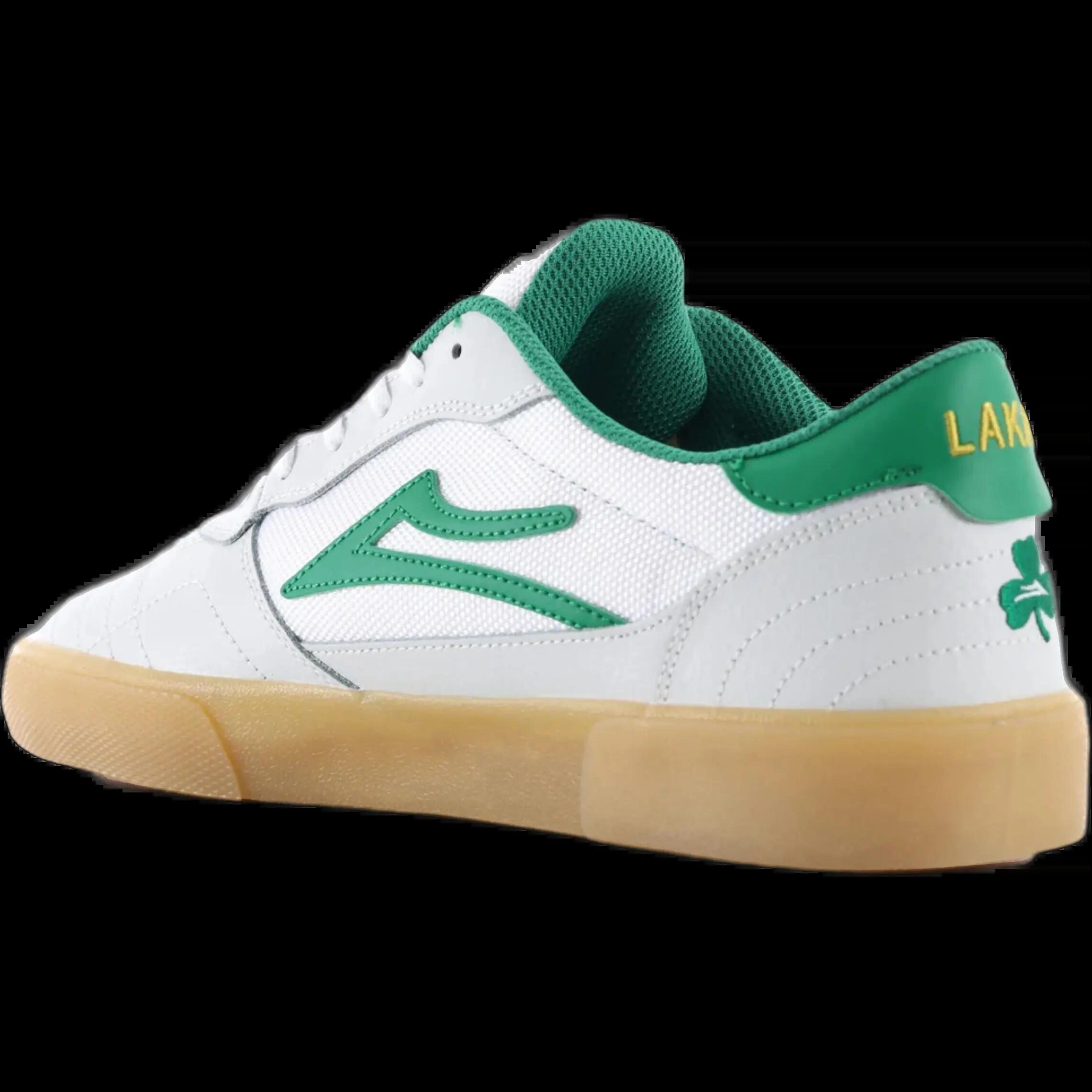 Zapatillas de skate Lakai Cambridge Blanco Verde 2/3