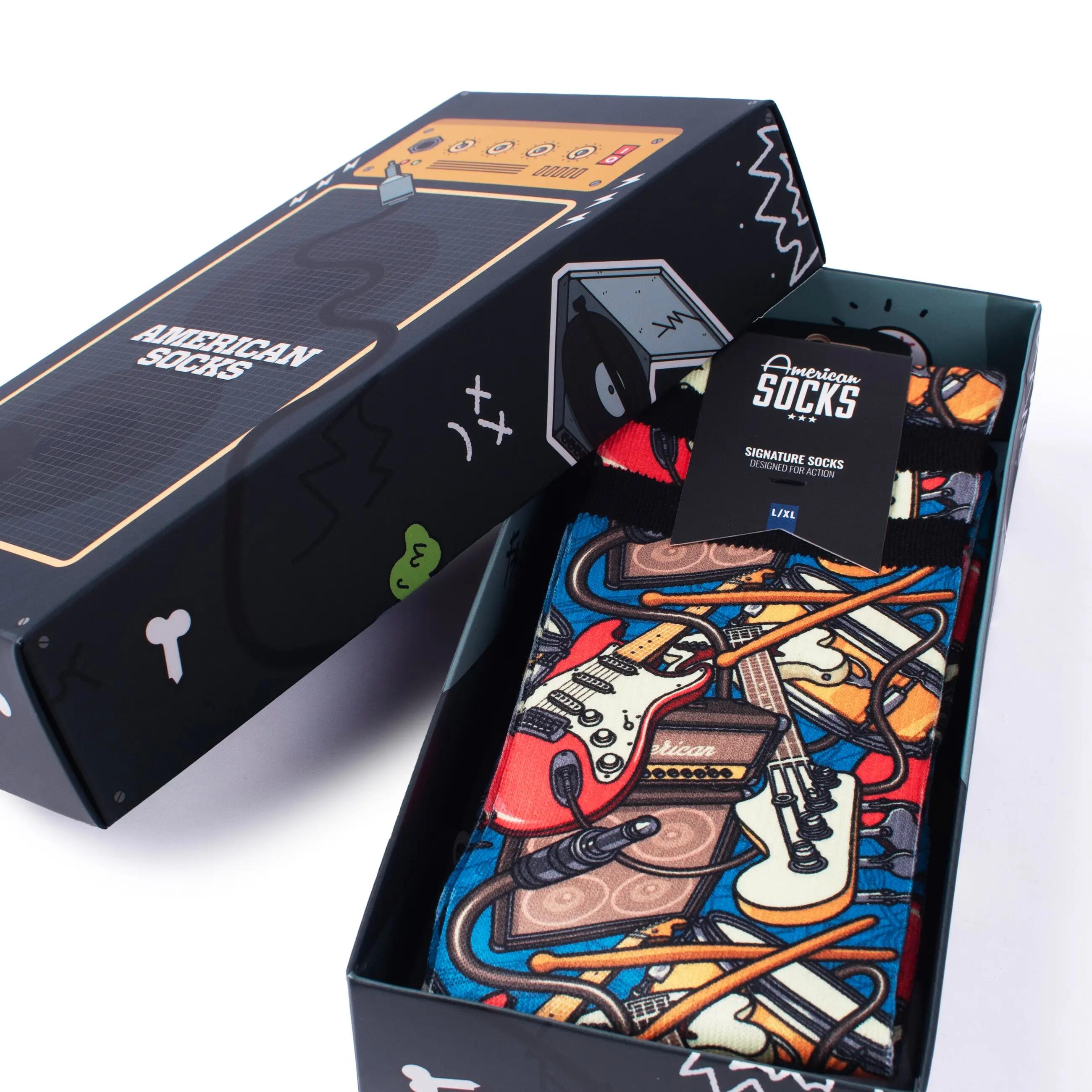Confezione regalo 3 paia calze da skate unisex a metà polpaccio AMP 3/6