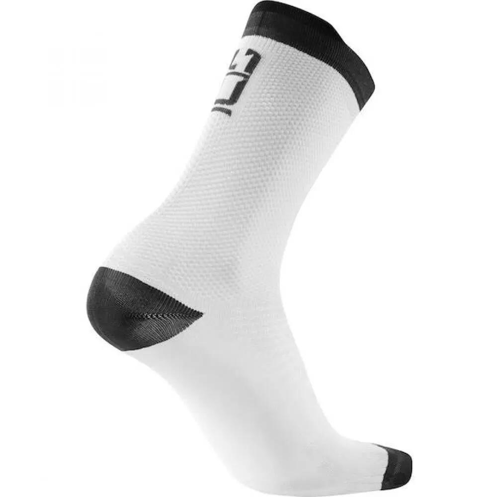 Sidi sokken NITIIDUS white black 35-39 Wit\/Zwart - ultralichte wielersokken ... 2/2