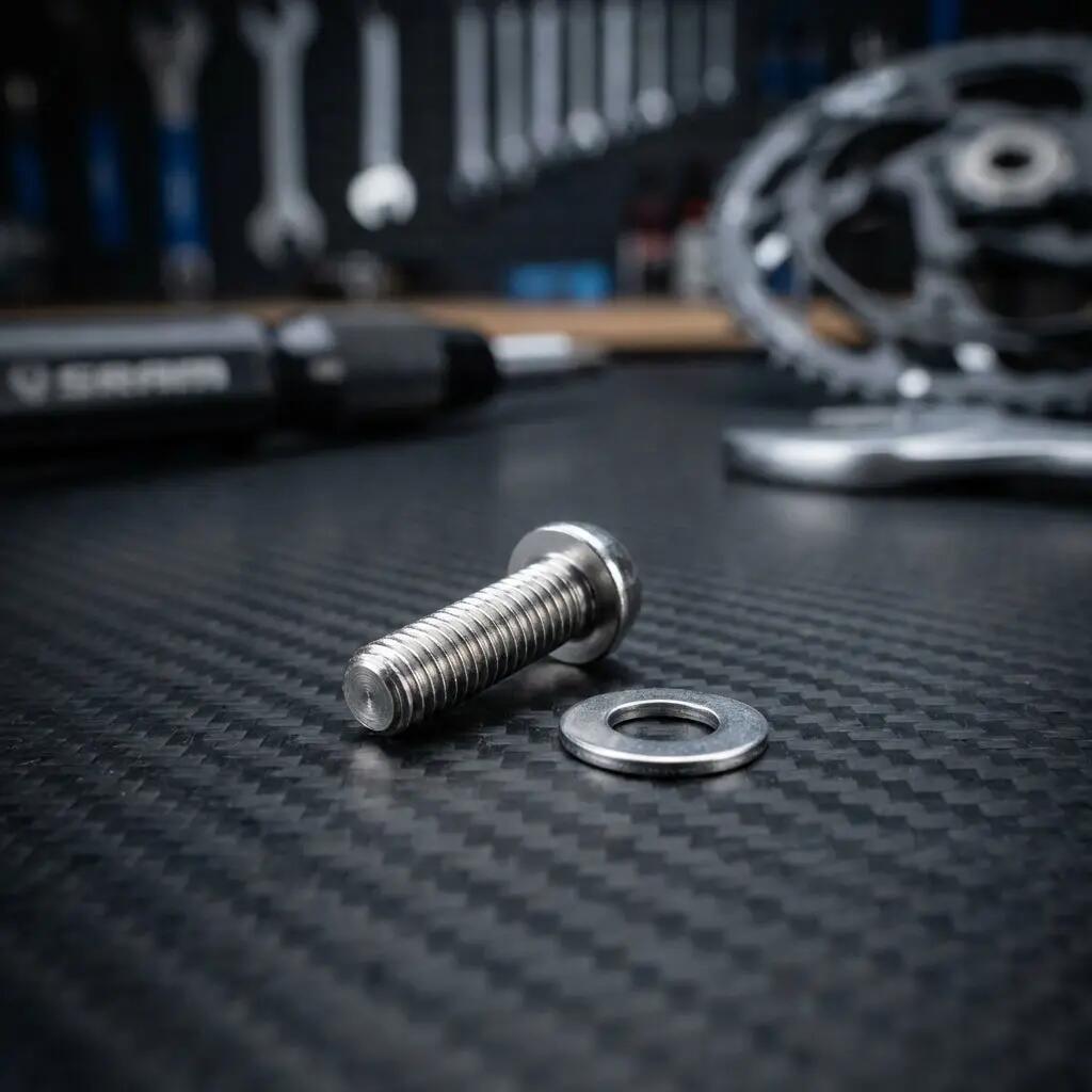 Derailleur schroefset SRAM Eagle AXS inclusief één schroef + onderlegschijf 2/2