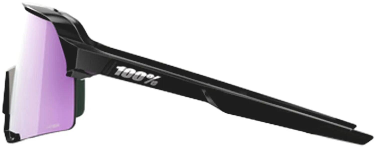 Occhiali S3 - Polished Black - HiPER Polarized Lavender Mirror 3/4