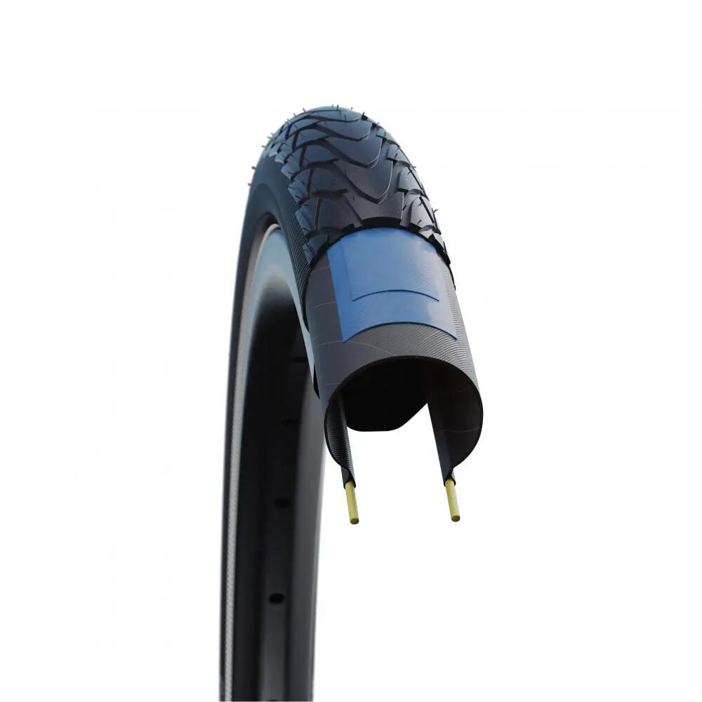 Pneu de bicicleta Schwalbe Marathon Racer Prata 3/6