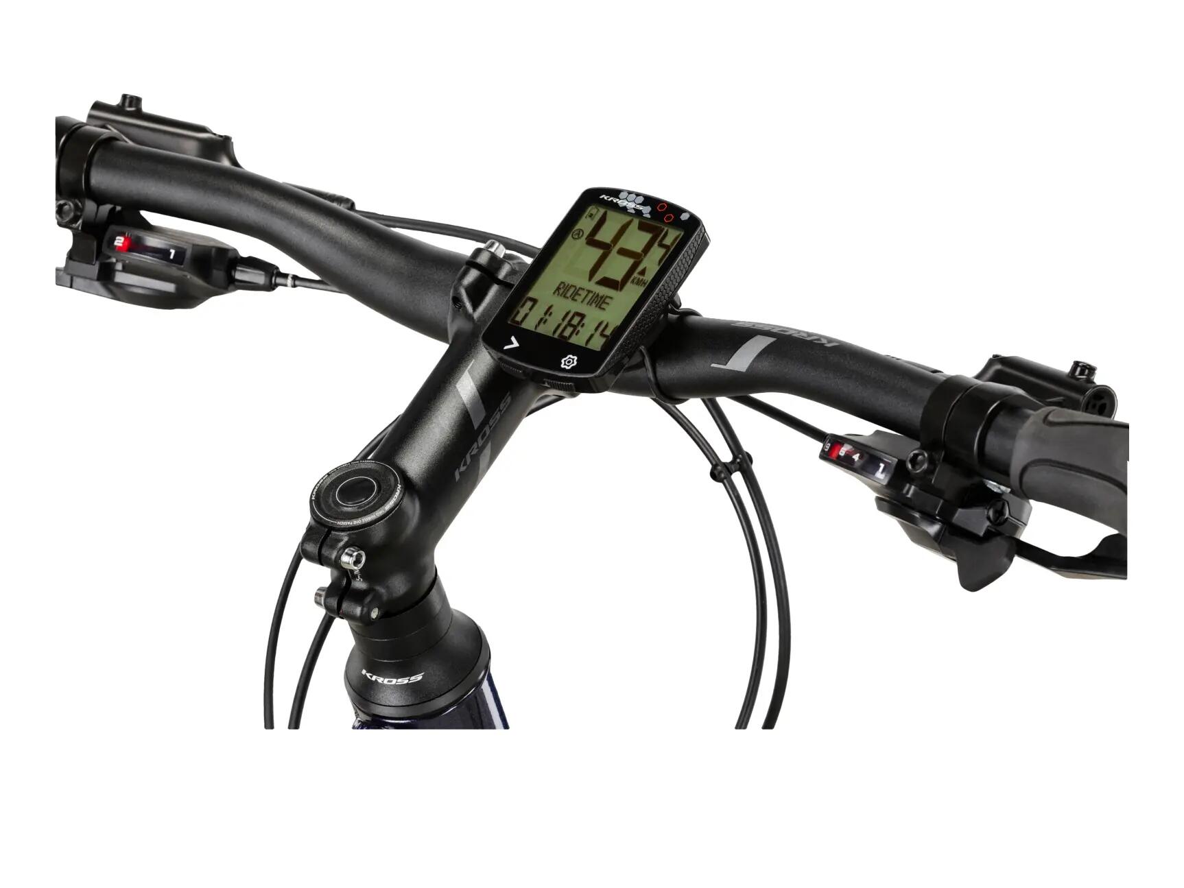 Licznik rowerowy Kross KRC 319UW bezprzewodowy 19 funkcji USB-C 5/5
