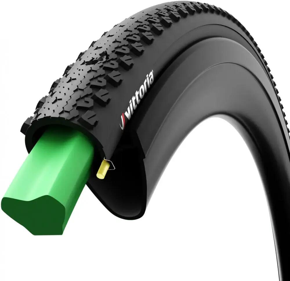 Wstaw dętkę Vittoria Air-Liner Light Gravel 700c 37-40 Zielona 1/5