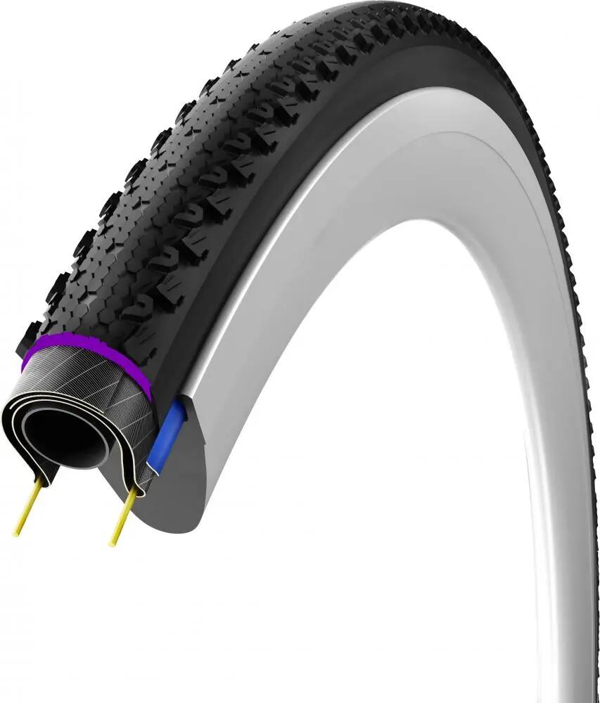 Pneu de bicicleta Vittoria Terreno T30 Preto 38mm 2/3