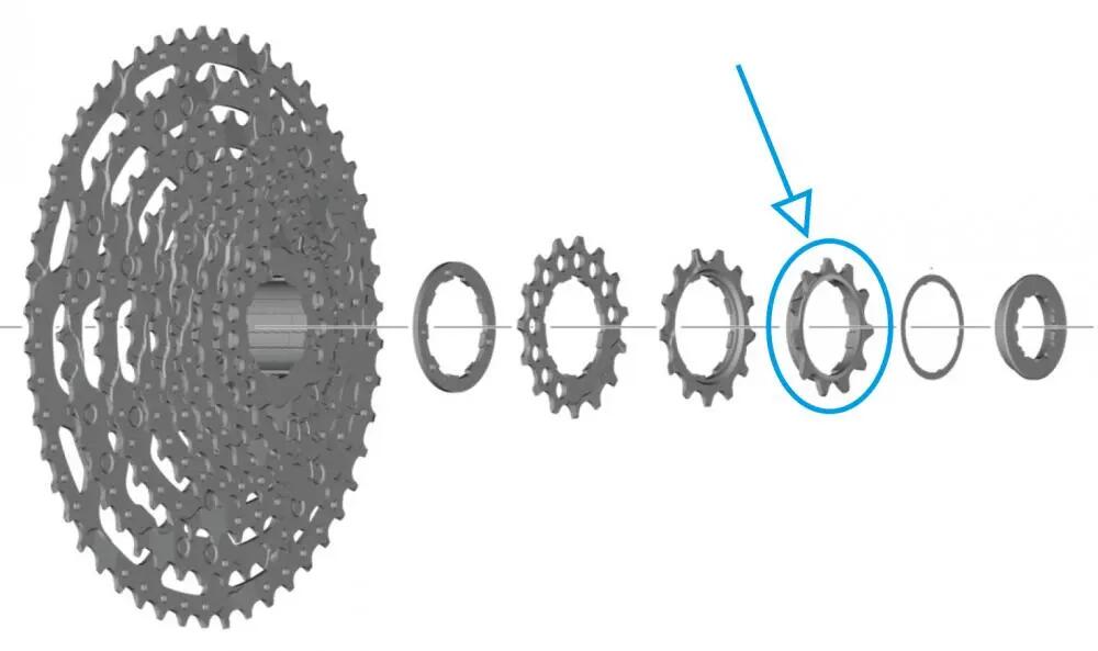 SHIMANO Ritzel für CS-LG600 11 Zähne - präzises Ersatzritzel in moderner Ausf... 1/2