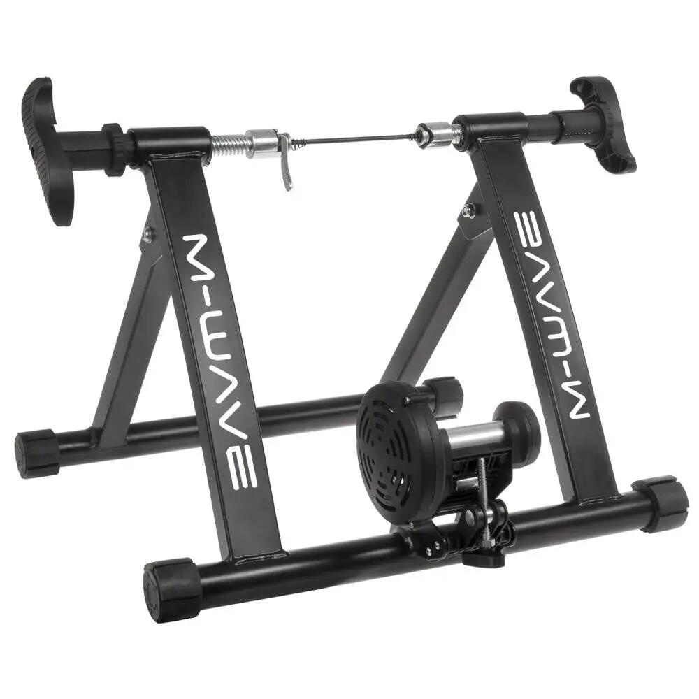 M-WAVE Yoke 'N' Roll 60 home trainer à rouleaux, cadre en acier pliable, frein m 1/3