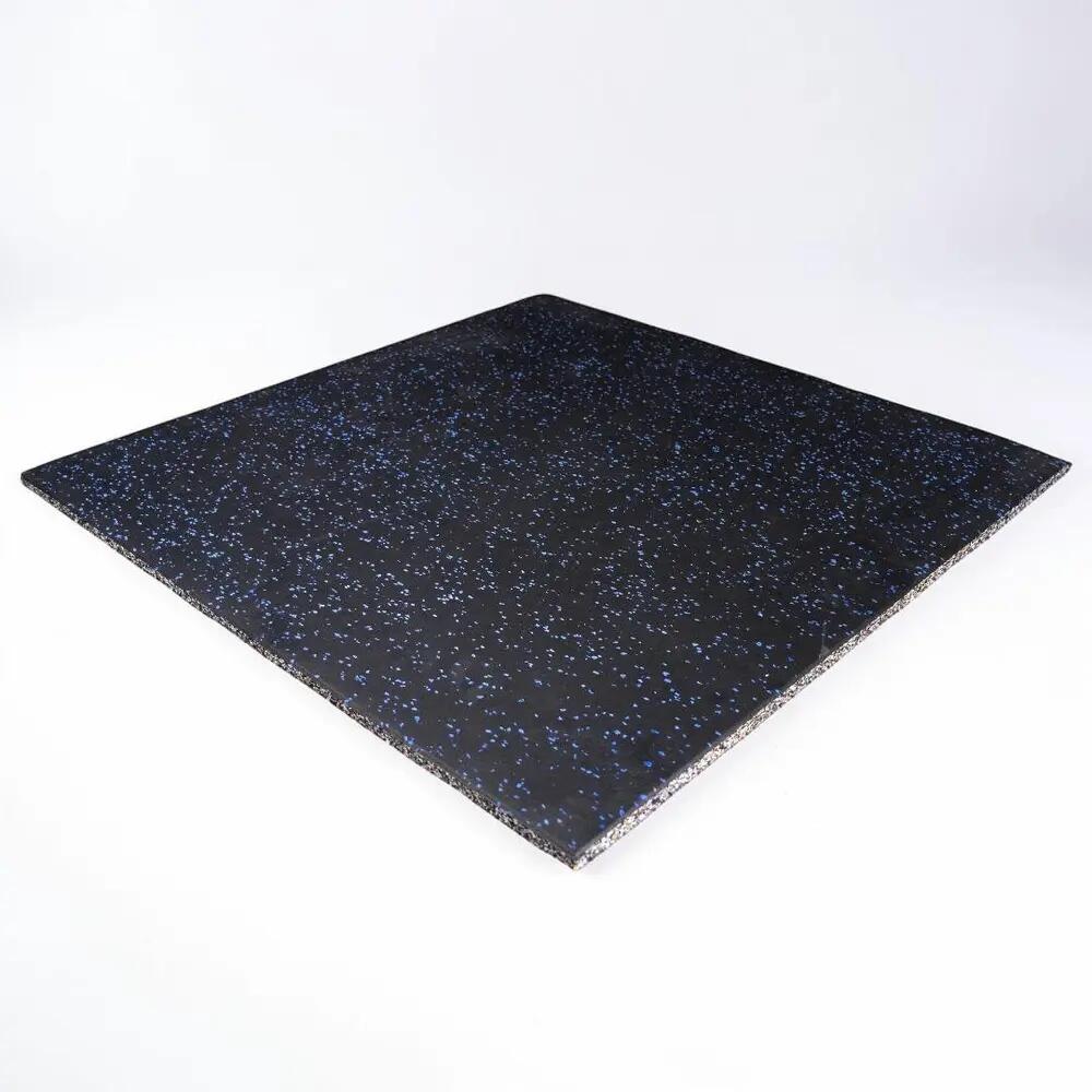 ARQUICAUCHO PRO EPDM Loseta Caucho 1x1m x20 mm Negro y Azul Gimnasio 10/10