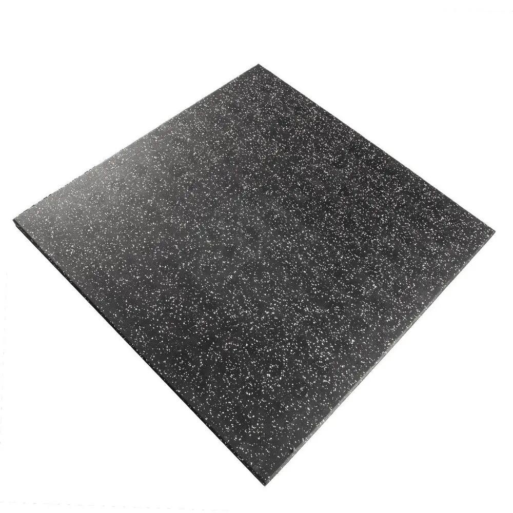ARQUICAUCHO PRO EPDM Placa de Borracha 1x1m x 20mm Preto e Branco Academia 9/9