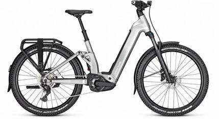 FOCUS AVENTURA² FS 6.7 Wave E-Trekkingbike 27,5 Zoll 800 Wh Silver Größe S