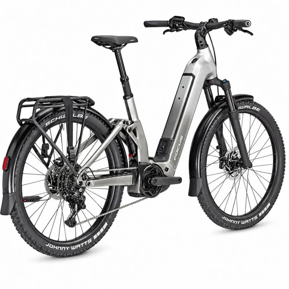 Stadfiets Focus Aventura² 6.7 Wave Fs Argenté 3/4