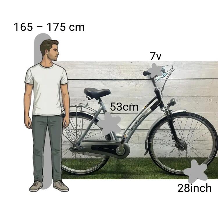 Bicicletta usata Gazelle Laguna 2/4