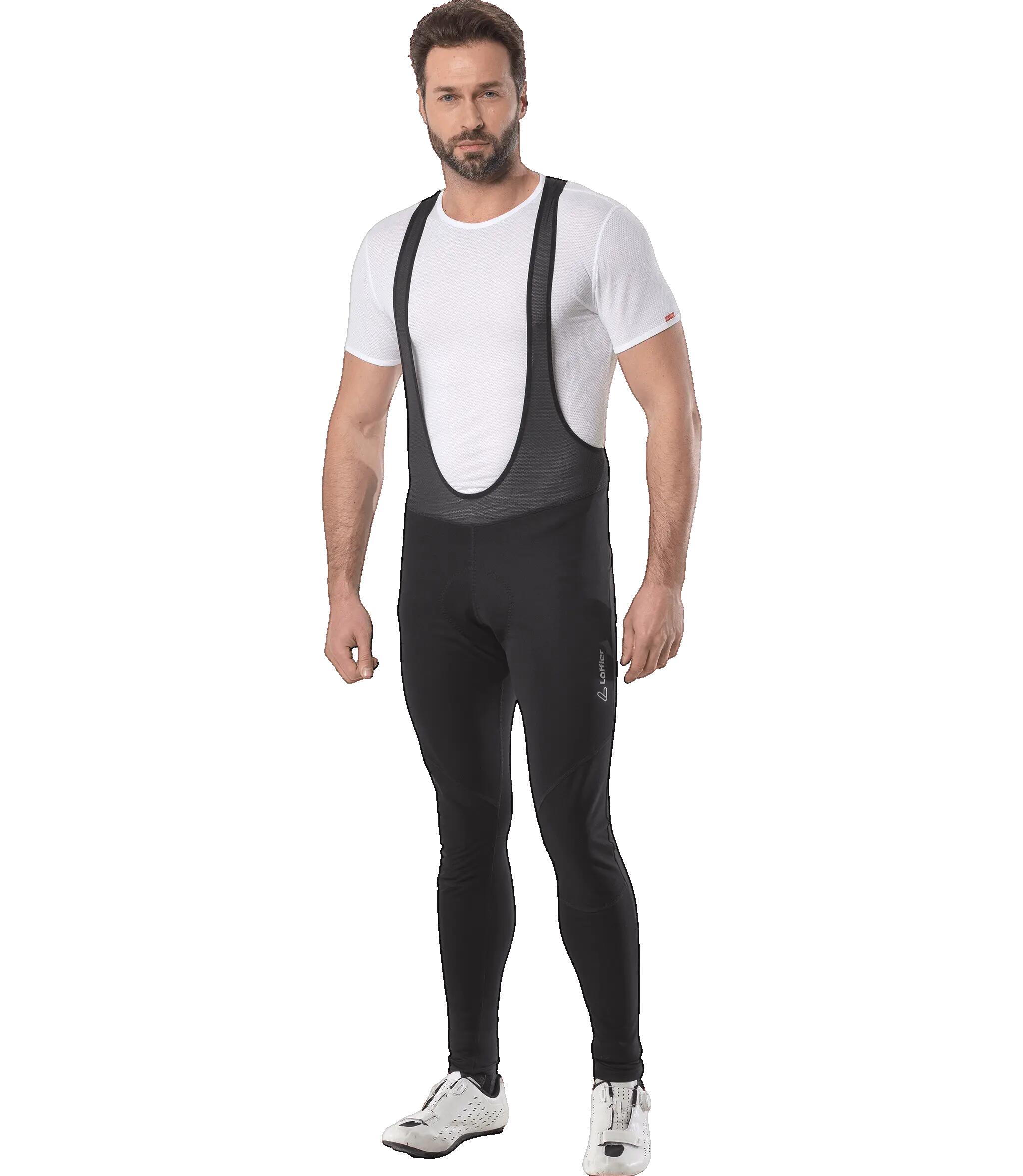 PÁNSKÉ CYKLISTICKÉ ČAPKY SE ŠLEMI BIKE BIB TIGHTS AB ELASTIC 3/5