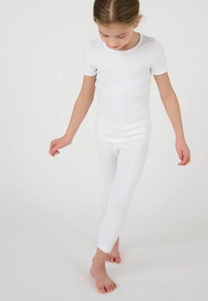 T-shirt thermique Thermolactyl manches courtes, maille classique - Blanc