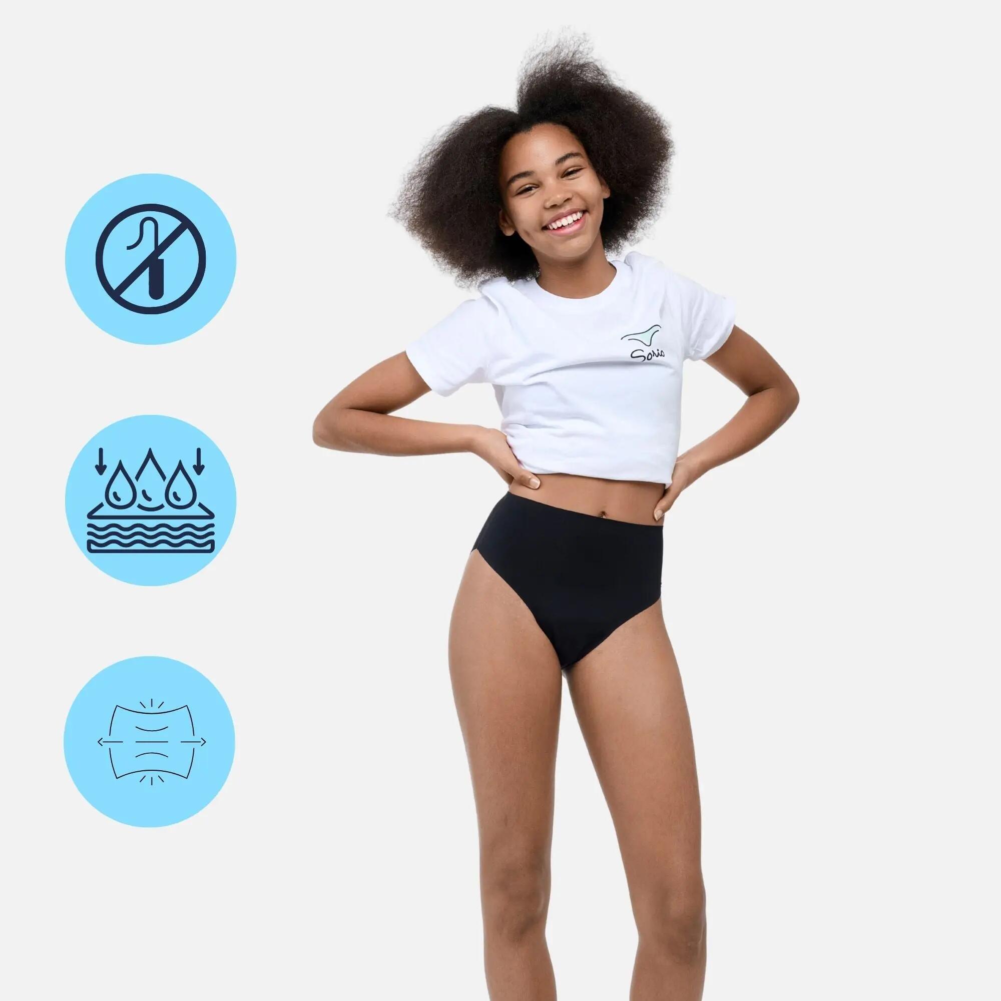 Mutandine Mestruali Elastiche | Teenager | Flusso medio | JENNA 3/3