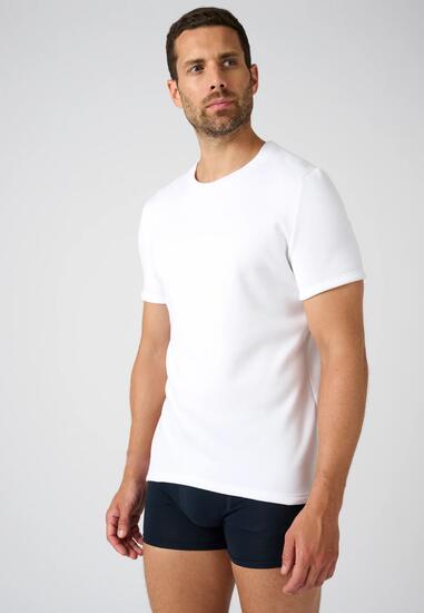 T-shirt thermique Thermolactyl manches courtes, molleton gratté