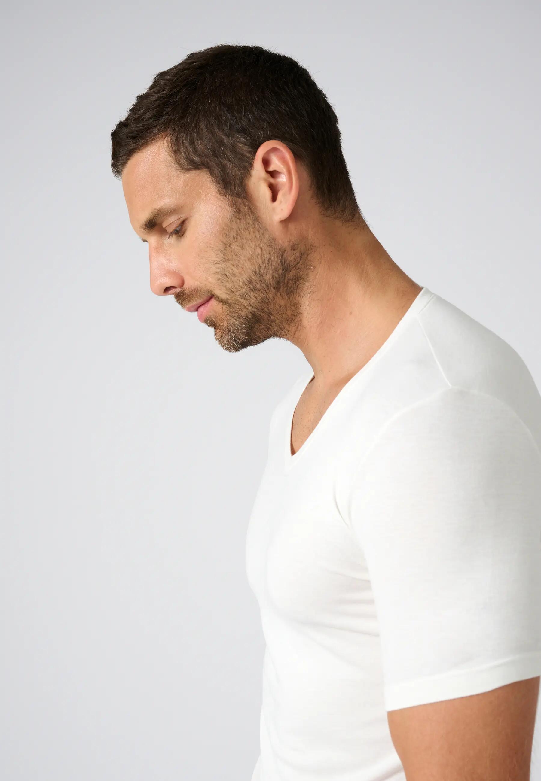 T-shirt manches courtes col V thermique Thermolactyl Sensitive 2/5