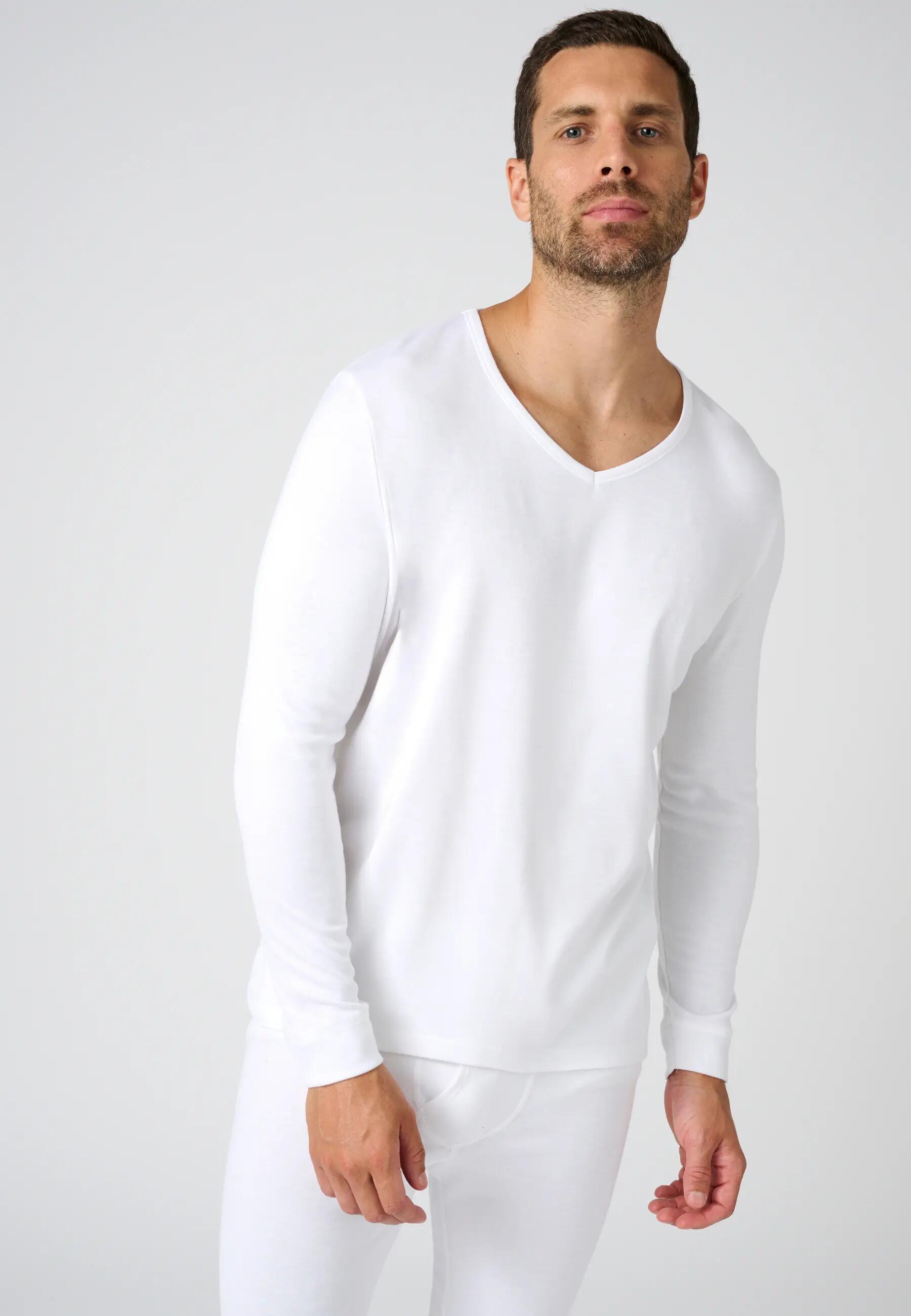 T-shirt thermique Thermolactyl manches longues maille interlock - Blanc 4/5