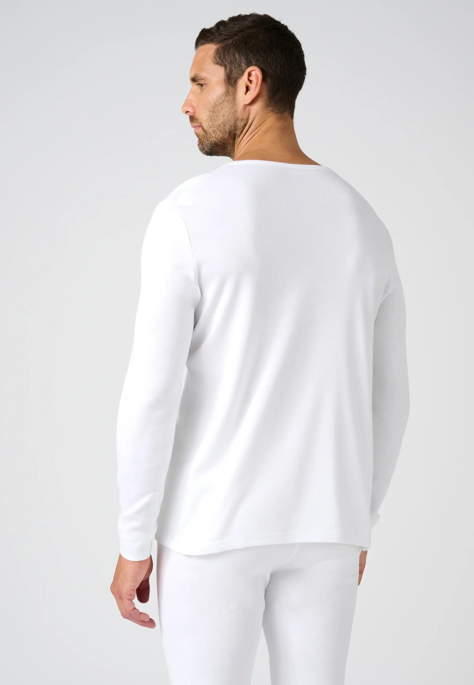 T-shirt thermique Thermolactyl manches longues maille interlock - Blanc 3/5