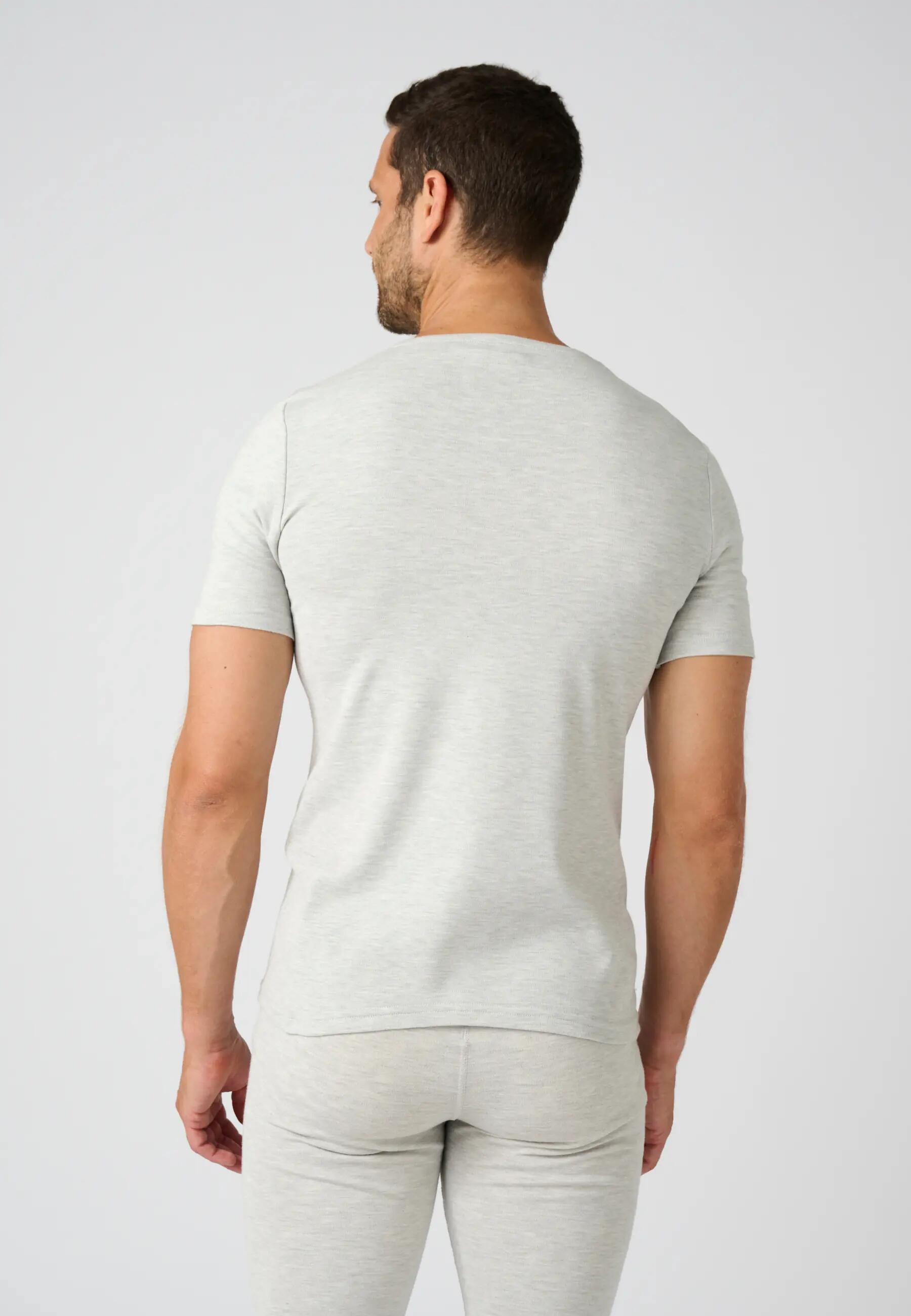 T-shirt col V manches courtes maille classique thermique Thermolactyl 3/5