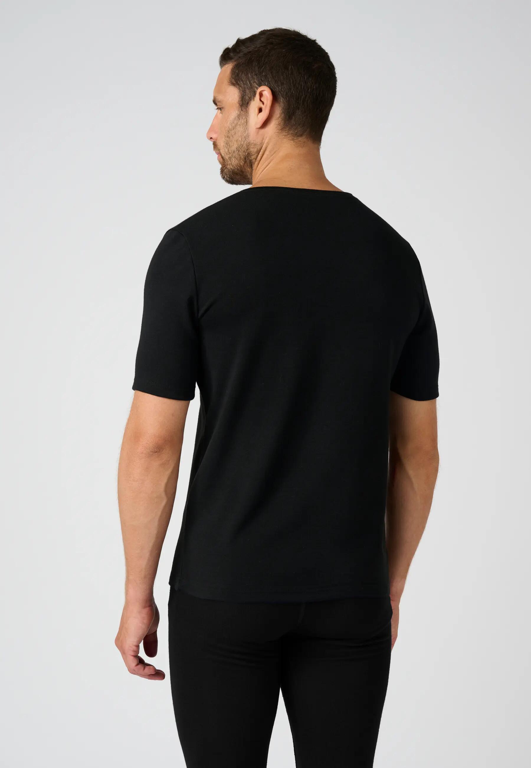 T-shirt col V manches courtes maille classique thermique Thermolactyl 3/5