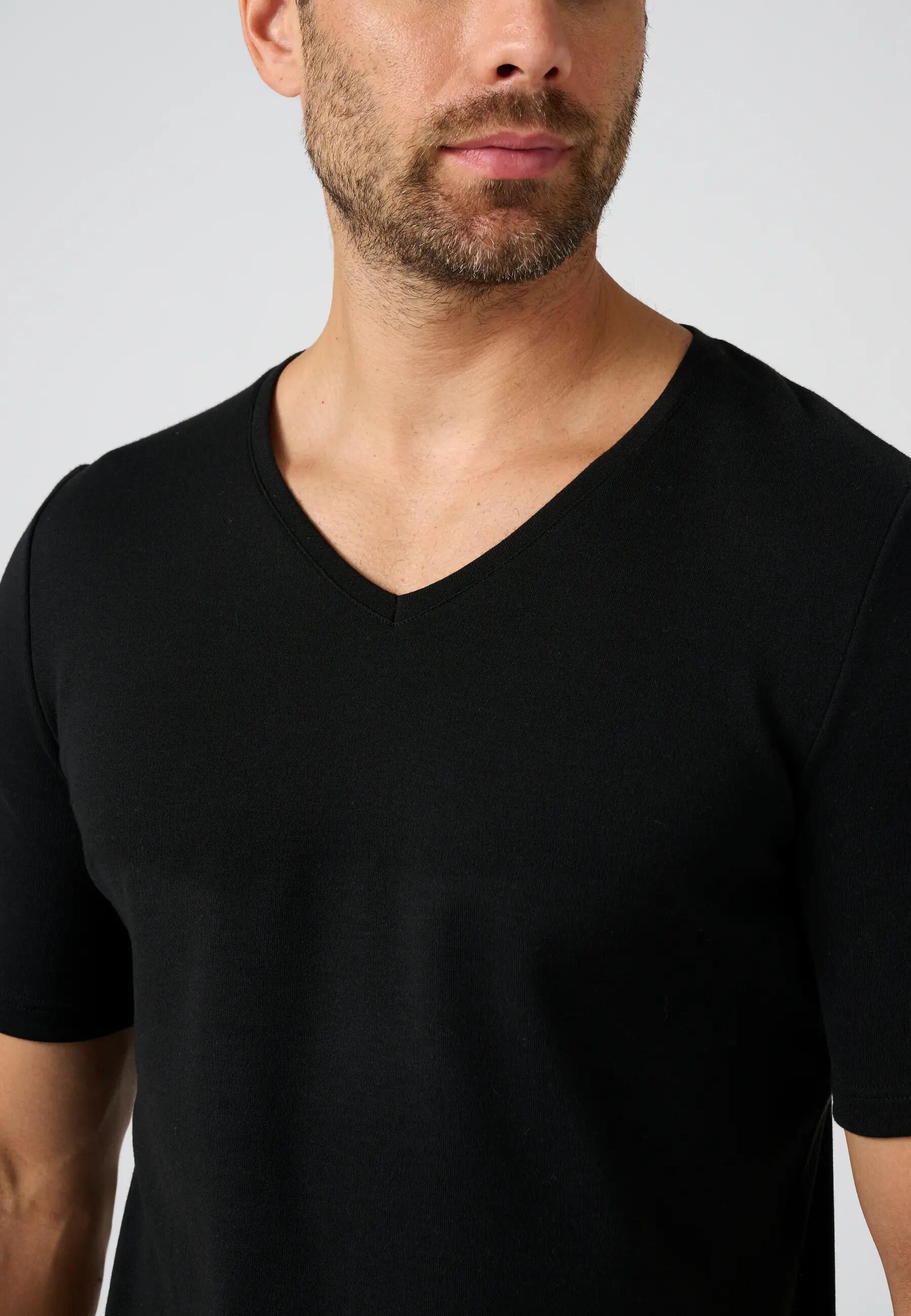 T-shirt col V manches courtes maille classique thermique Thermolactyl 2/5